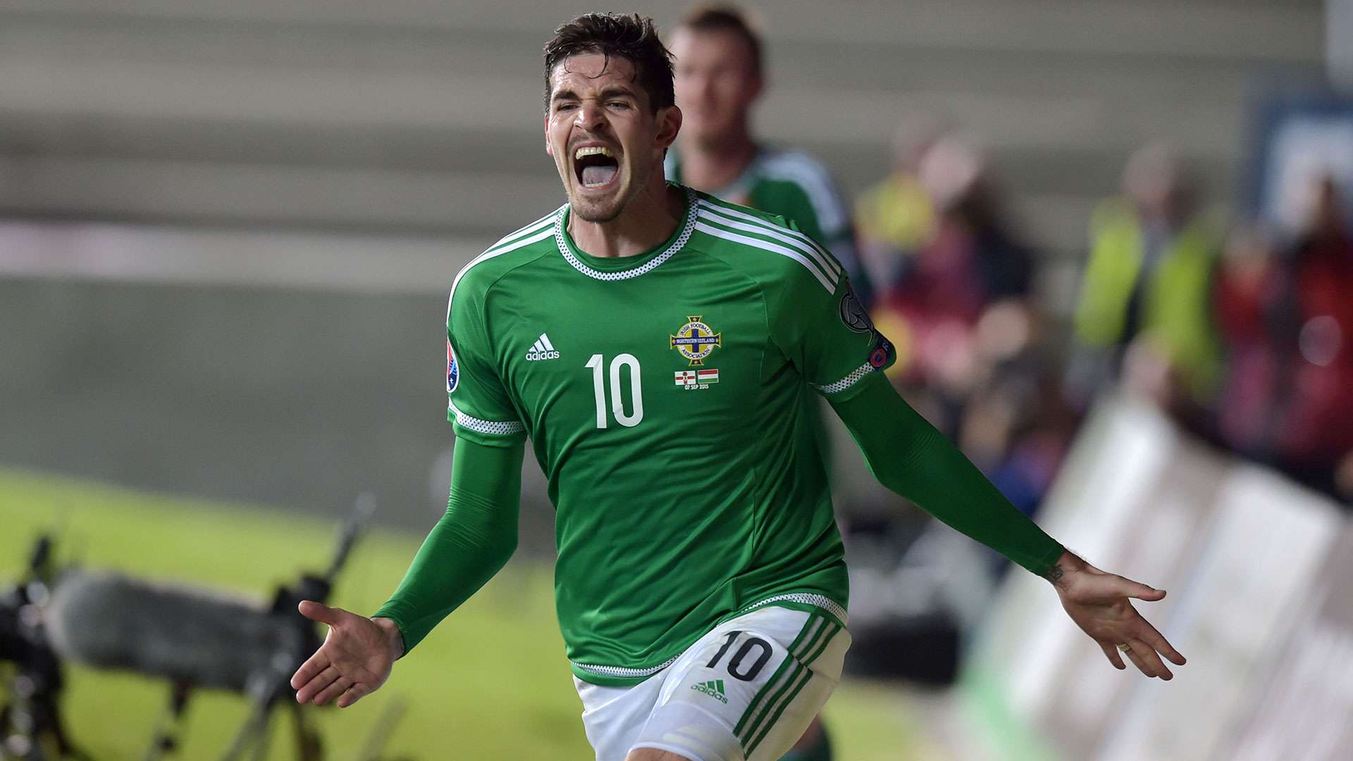 Kyle Lafferty Northern Ireland Hungary