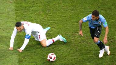 Cristiano Ronaldo Portugal Lucas Torreira Uruguay World Cup