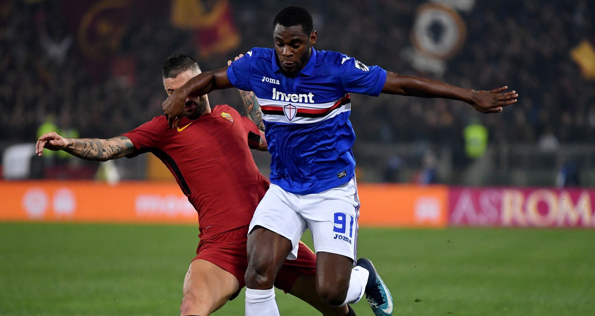 Duvan Zapata Roma Sampdoria Serie A