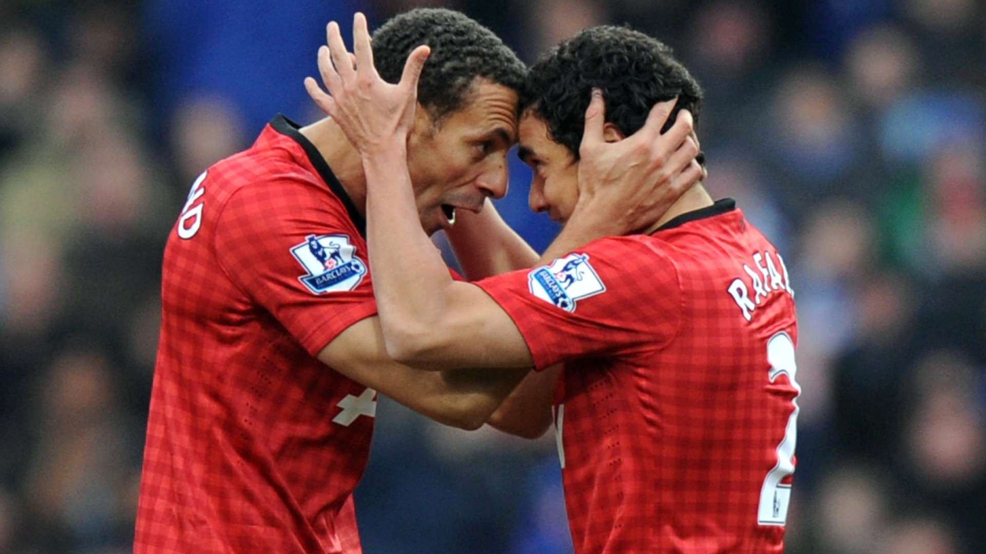 Rio Ferdinand Rafael Manchester United