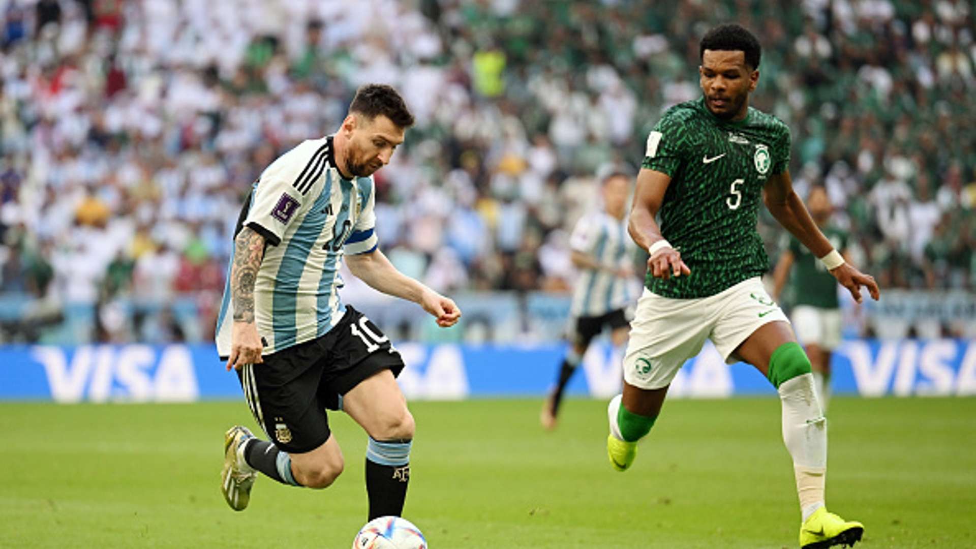 Lionel Messi - Argentina - Ali Al-Bulayhi - Saudi - world cup 2022