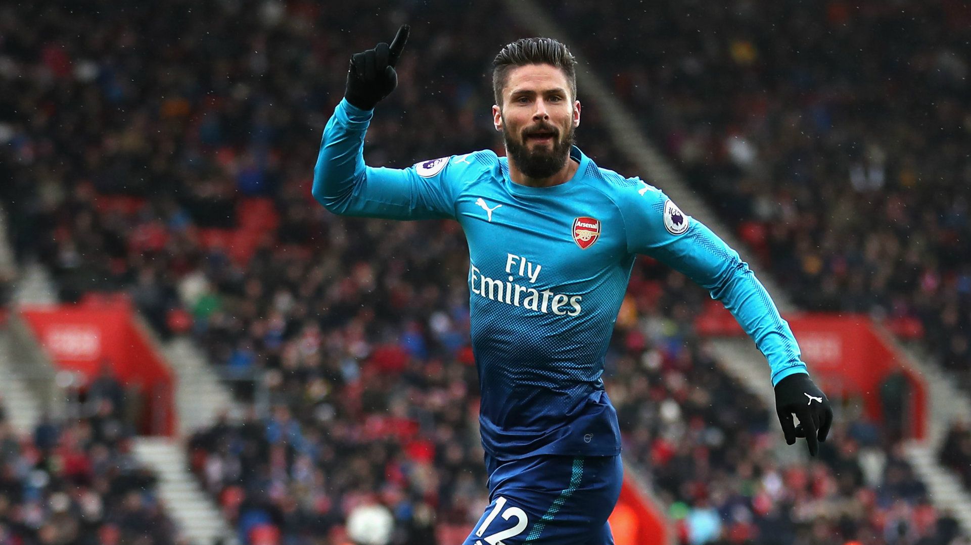Olivier Giroud, Southampton vs Arsenal, 17/18