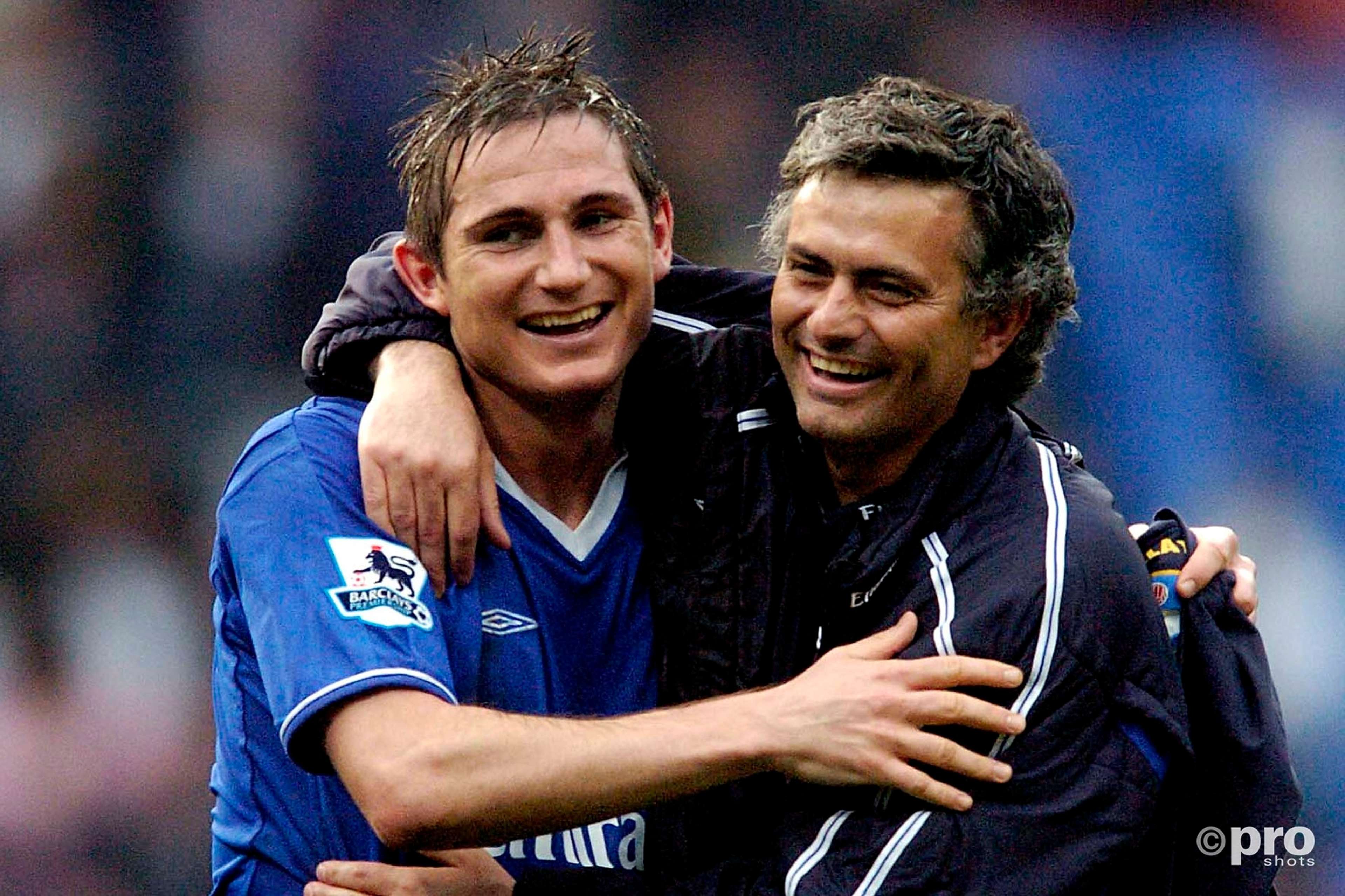 Mourinho en Lampard in 2005
