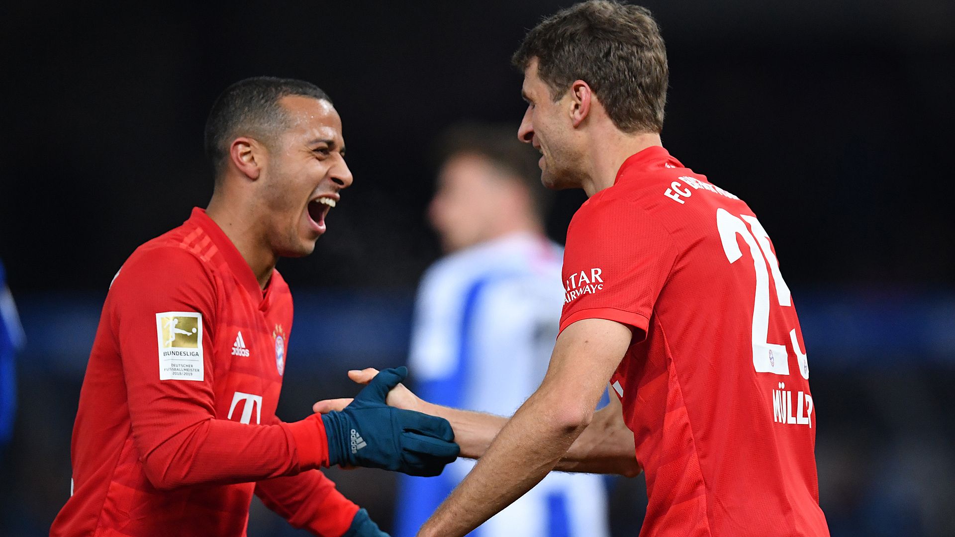 Thiago Thomas Müller Hertha BSC FC Bayern