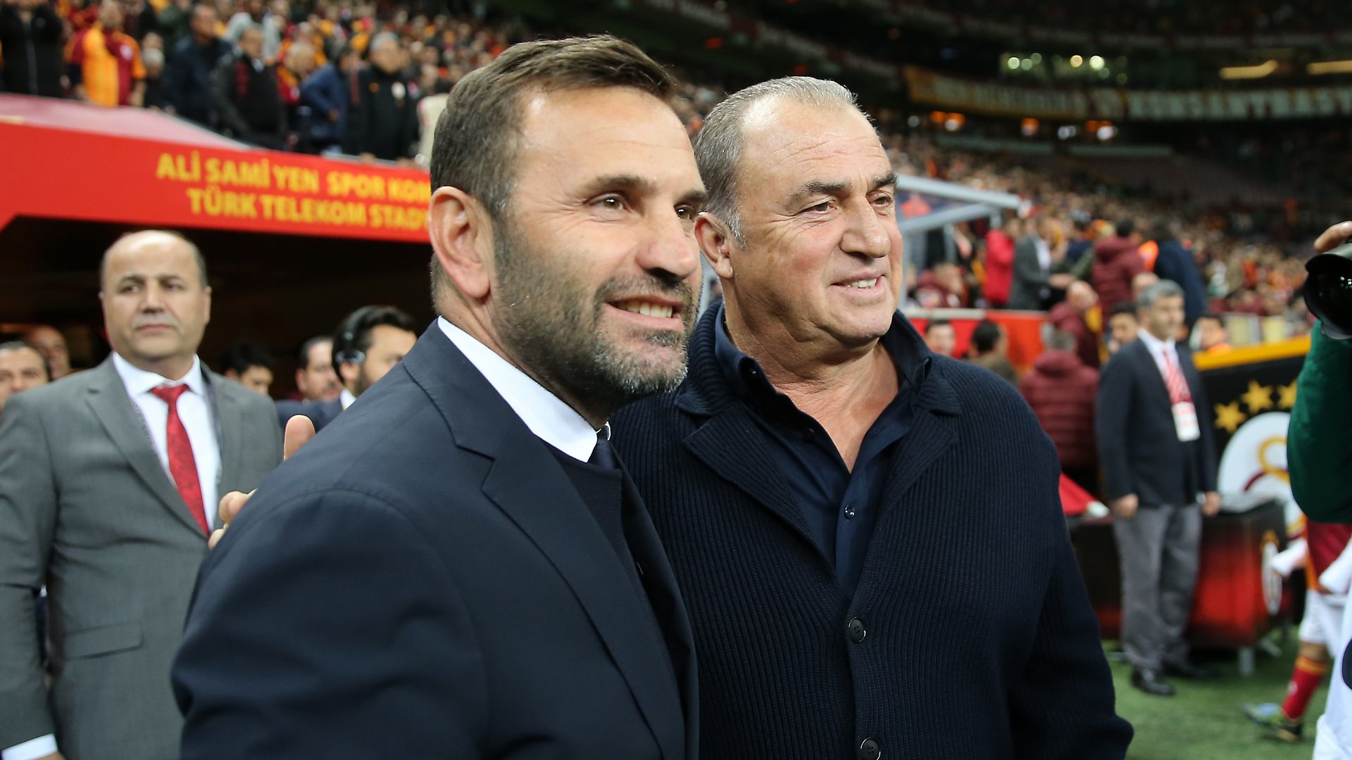 Okan Buruk Fatih Terim Galatasaray vs Medipol Basaksehir 2019