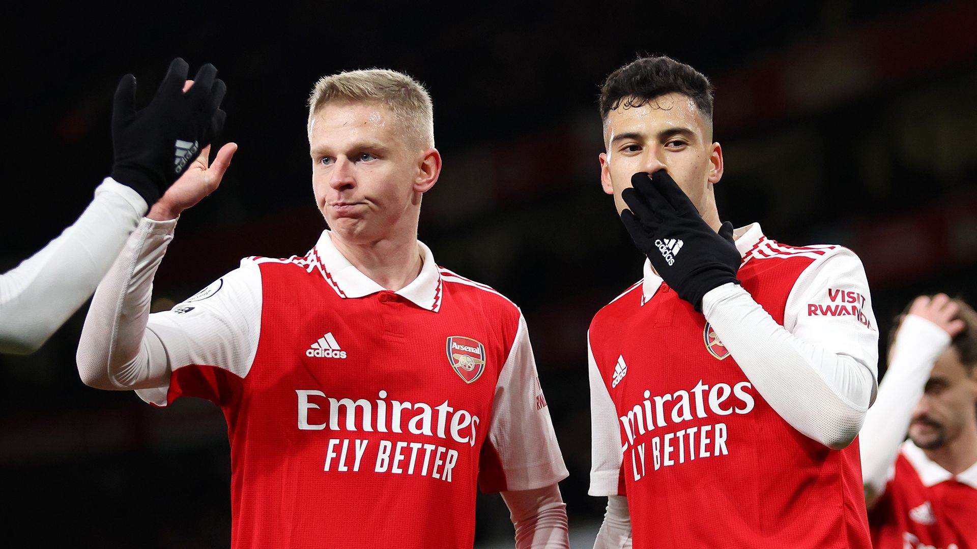 Zinchenko Martinelli Arsenal Everton Premier League 2022-23