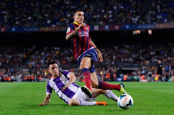 Christian tello Barcelona - Valladolid La Liga