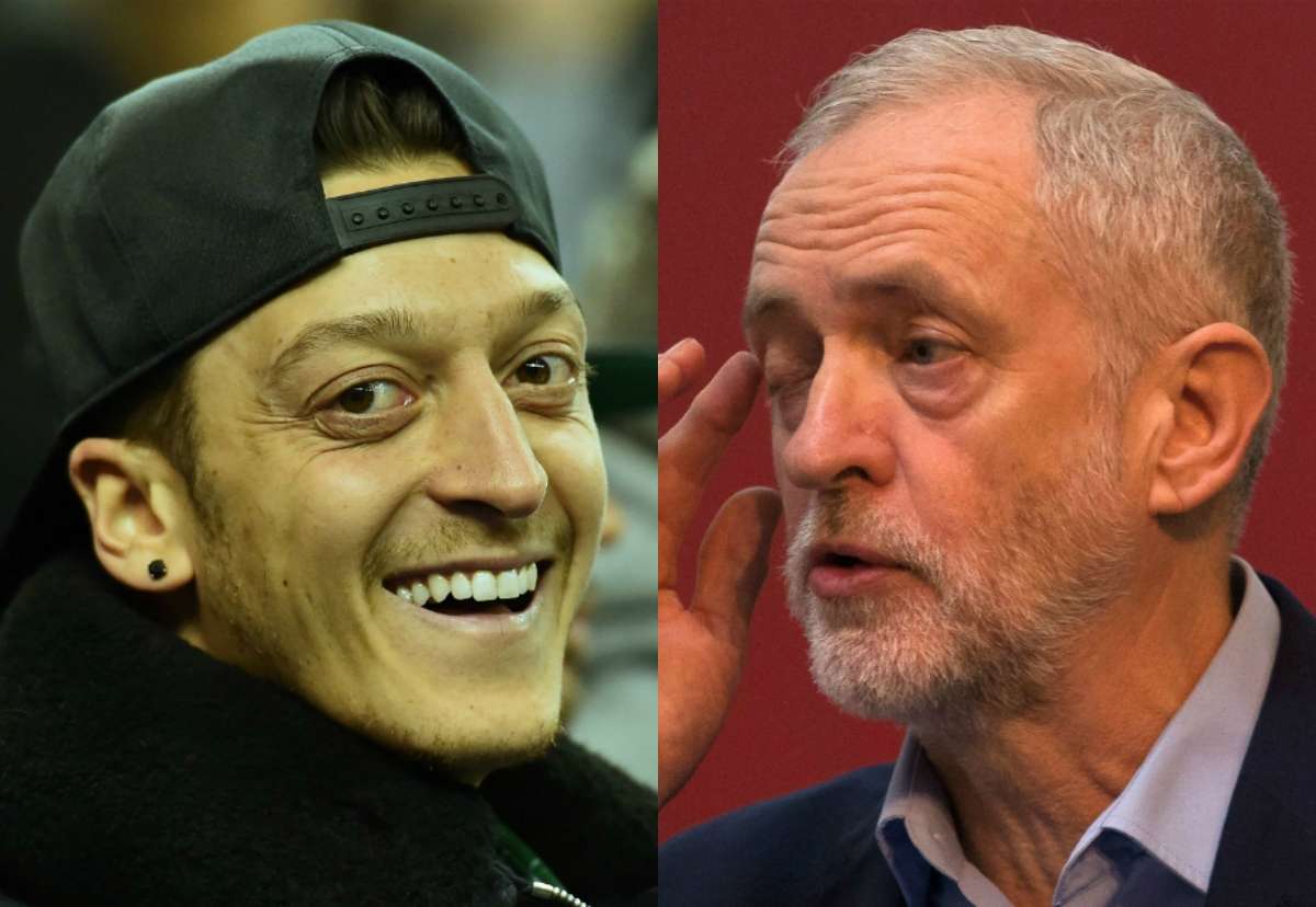 HP Mesut Ozil Jeremy Corbyn