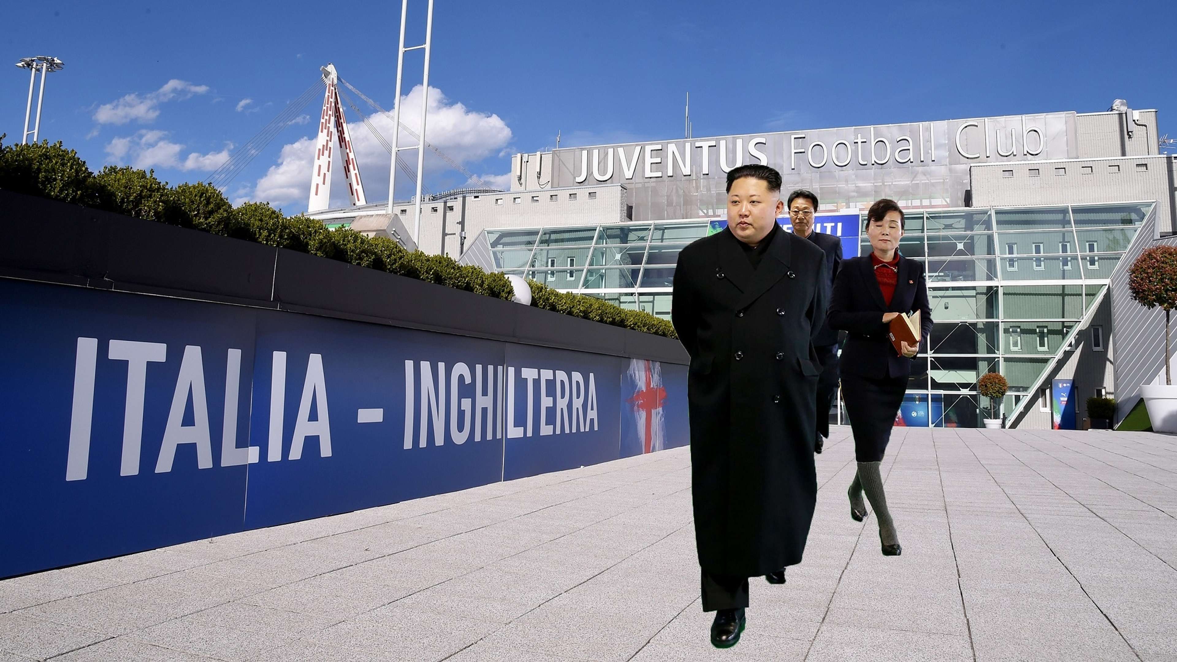 Kim Jong-Un Juventus Composite image