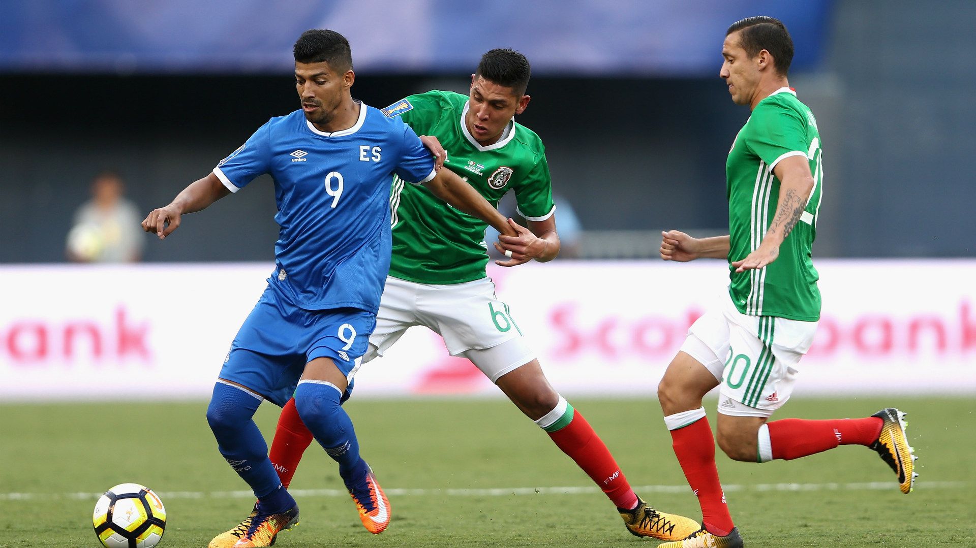 Nelson Bonilla El Salvador Edson Alvarez Jesus Duenas Mexico