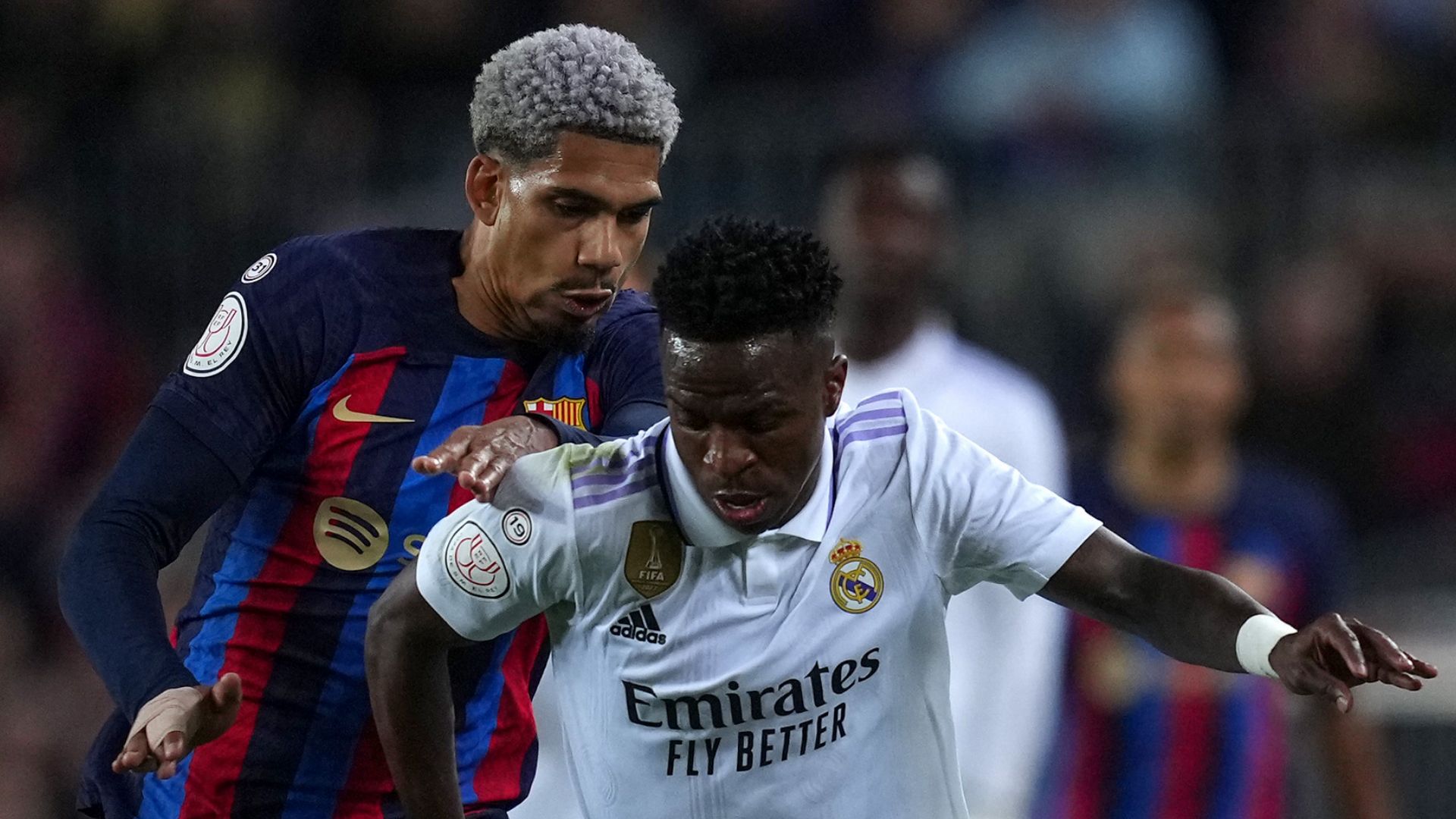 Ronald Araujo Vinicius Junior Barcelona Real Madrid 2022-23