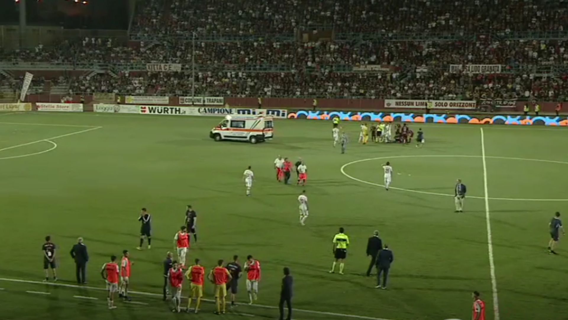 Trapani Piacenza Bertoncini ambulanza