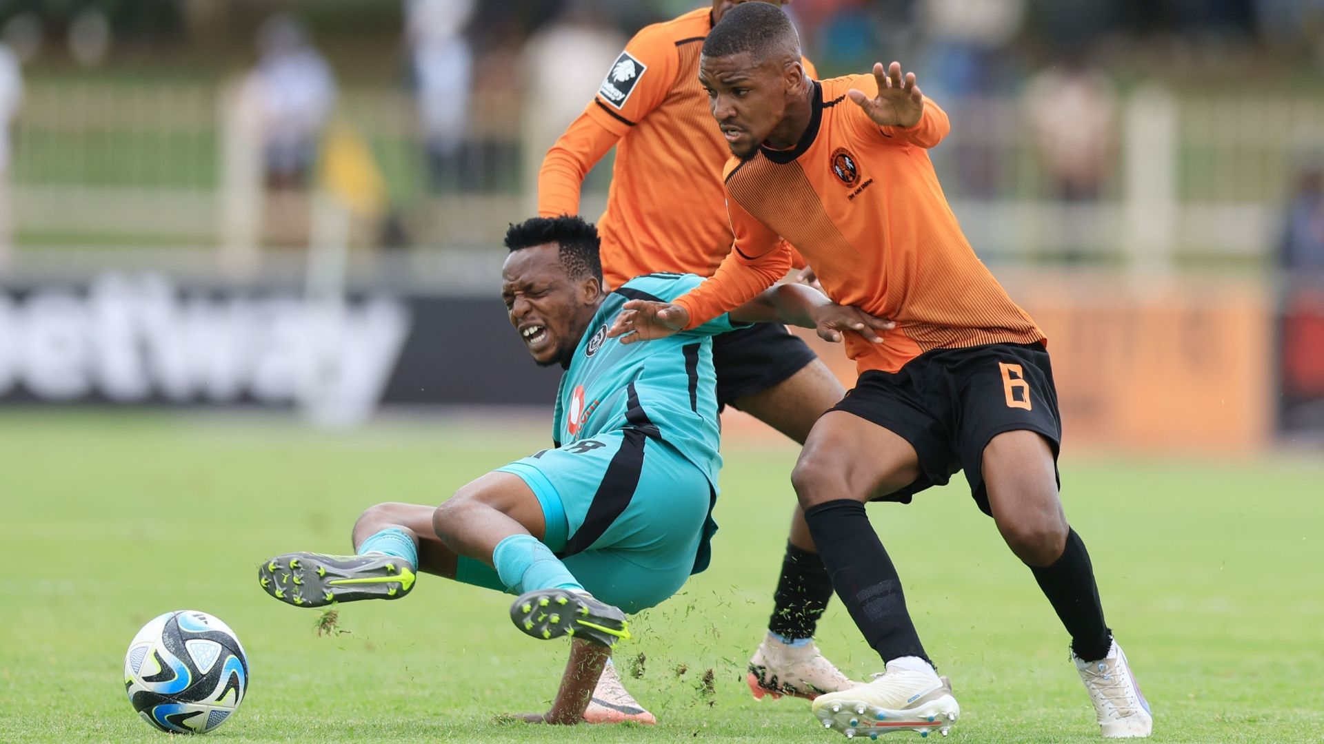 Patrick Maswanganyi and Thato Reabetswe, Orlando Pirates vs Polokwane City