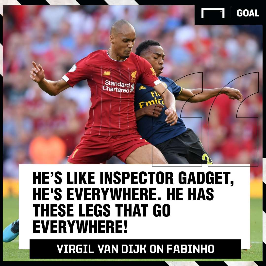 Virgil van Dijk Fabinho 2019