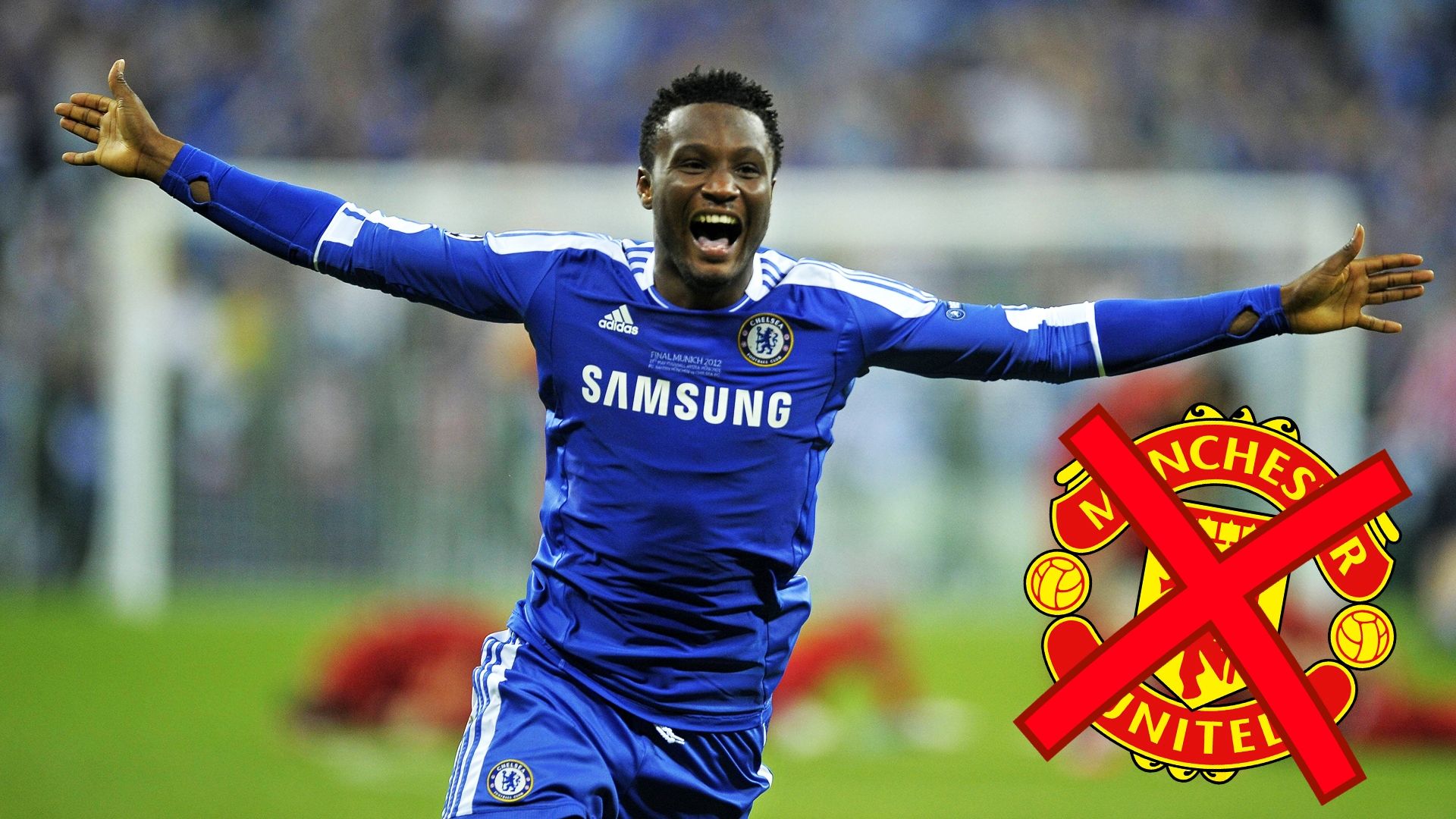 GER ONLY John Obi Mikel Chelsea Manchester United