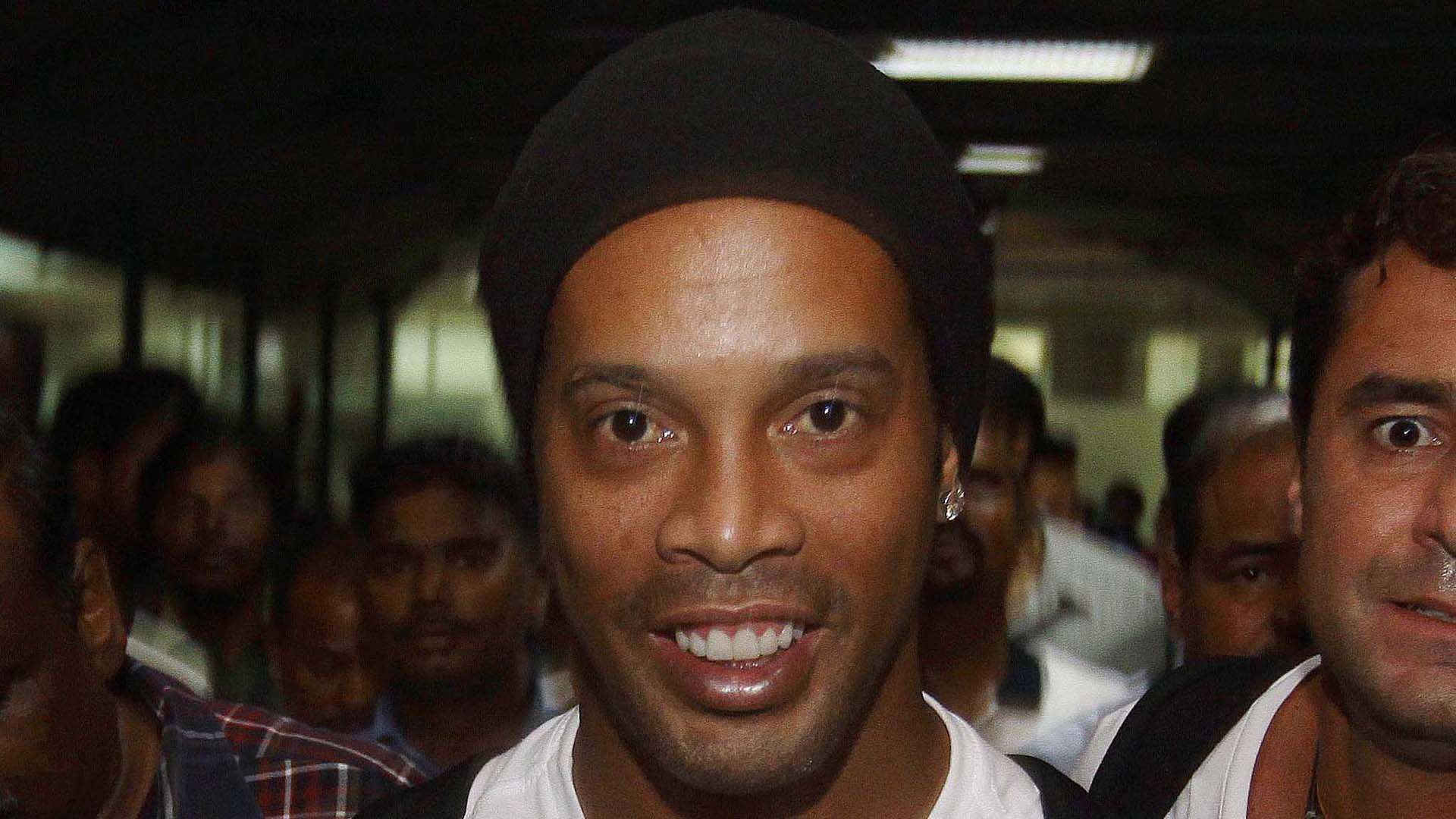 Ronaldinho arrives India for Premier Futsal