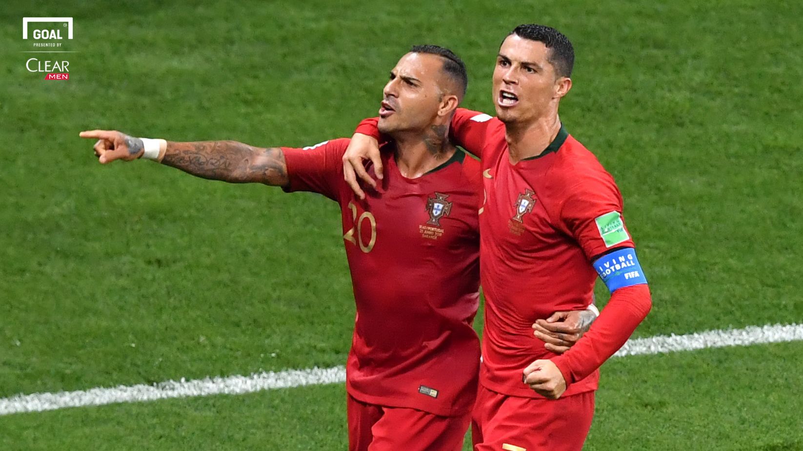 Clear cover Ricardo Quaresma Cristiano Ronaldo Portugal