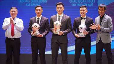 Ho Van Y Chau Doan Phat Nguyen Minh Tri Vietnam Futsal QBV 2021