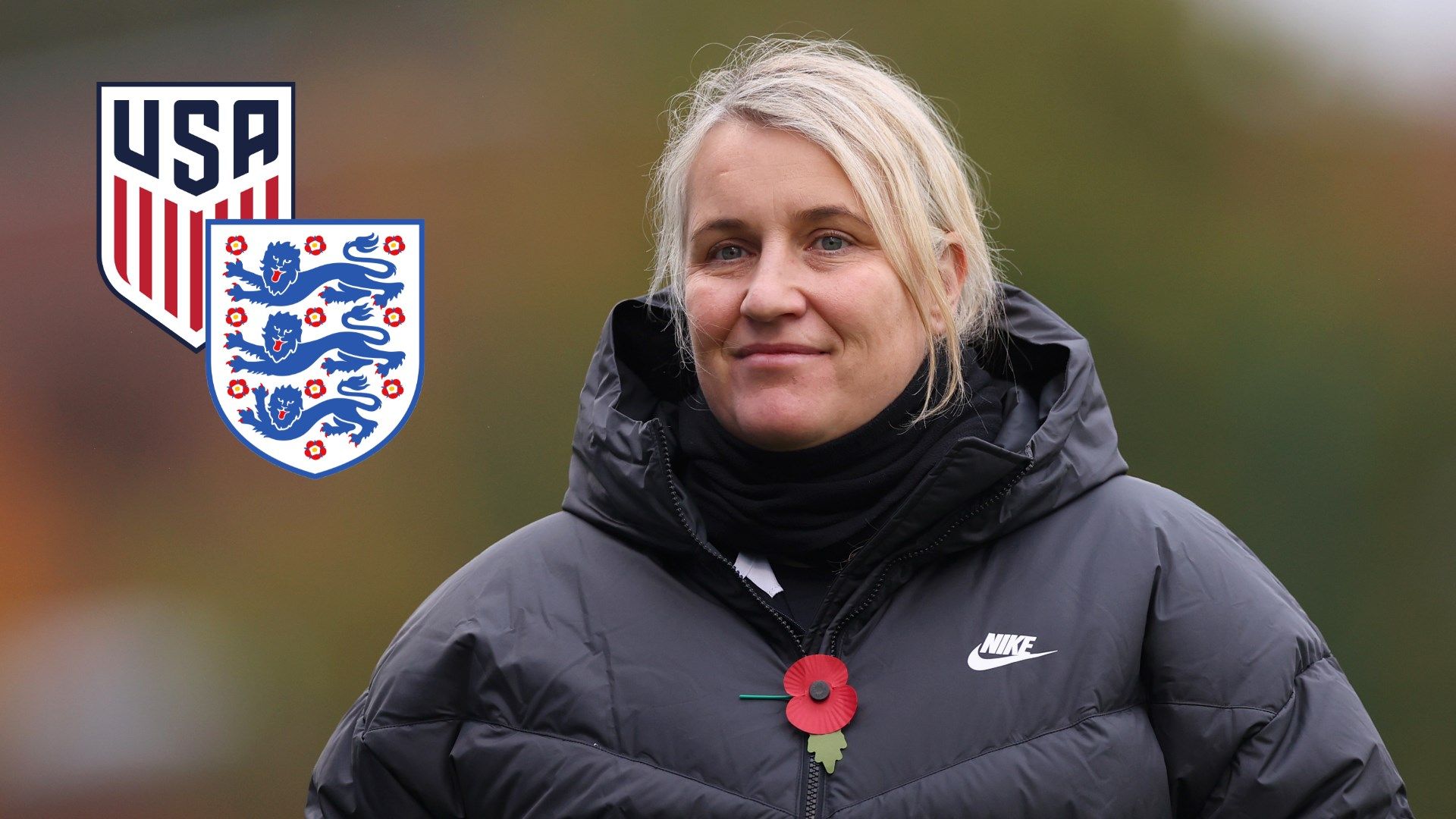 Emma Hayes US Soccer England badges