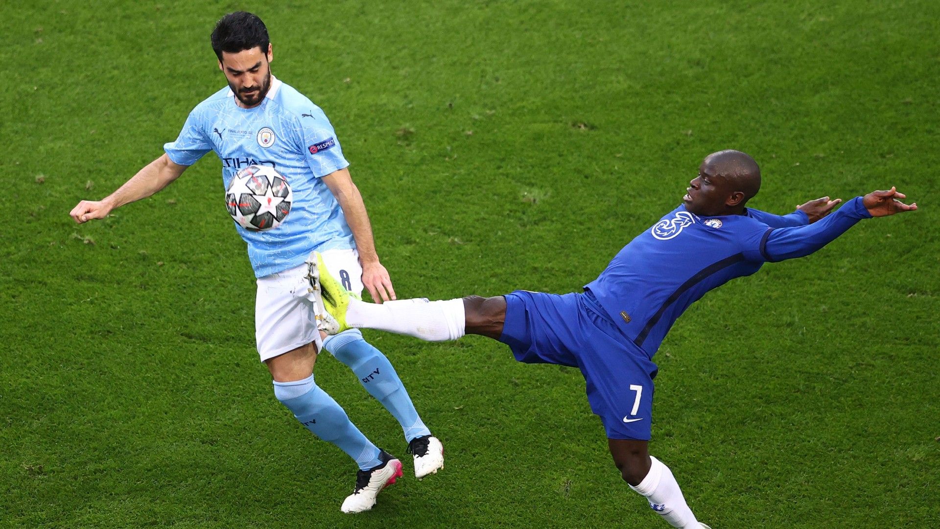 N'Golo Kante FC Chelsea Manchester City Champions League