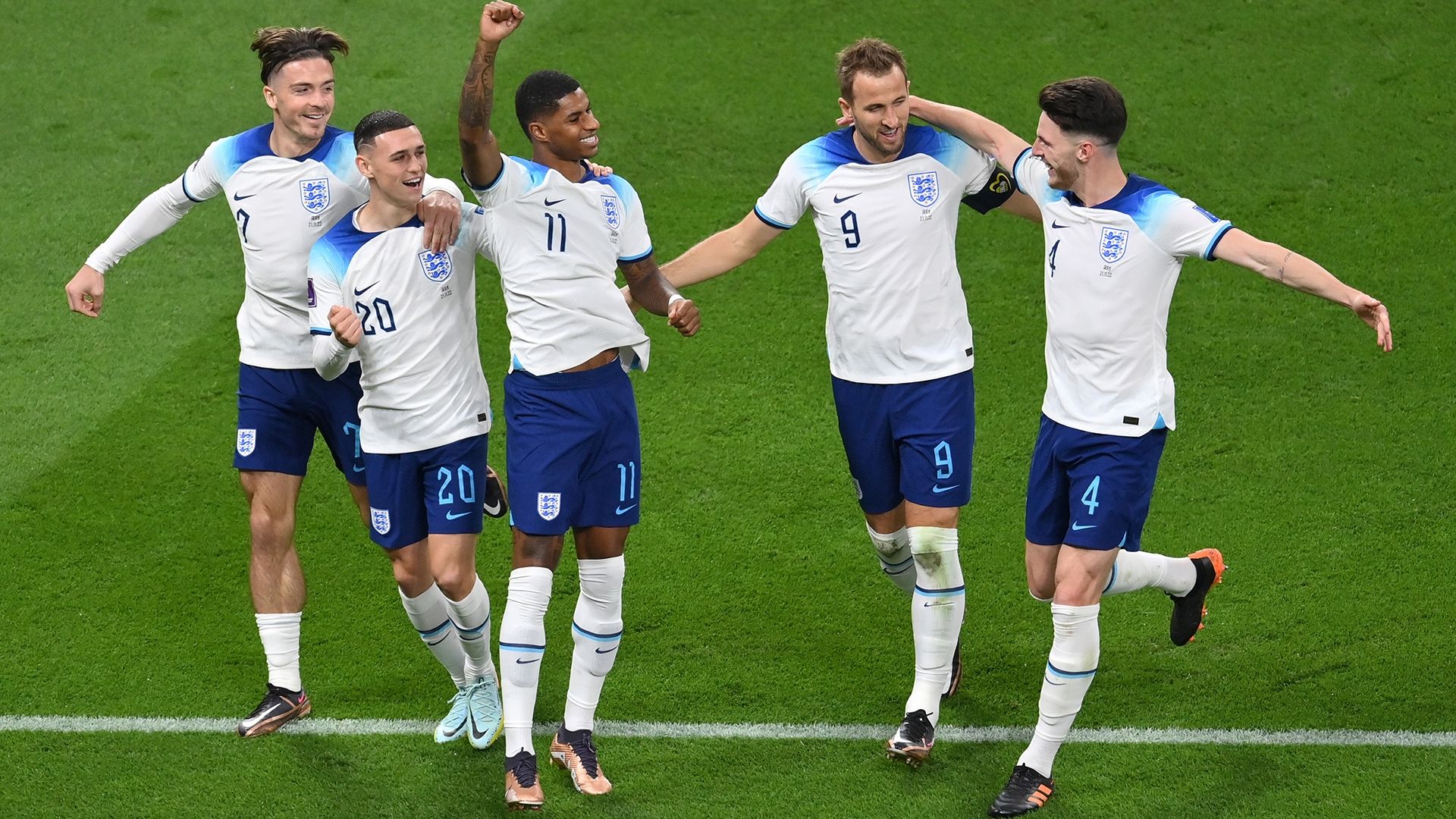 England celebrating World Cup