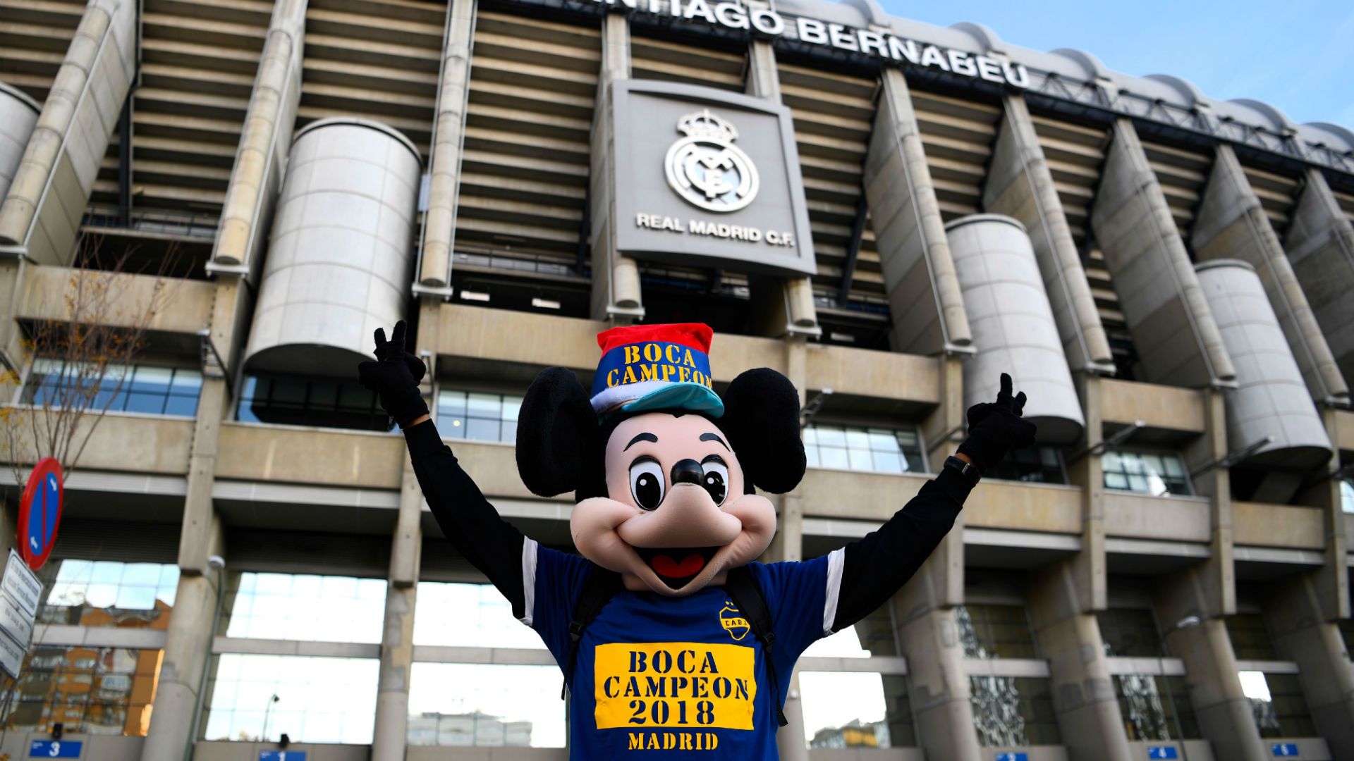 Mickey River Boca Copa Libertadores Final Madrid
