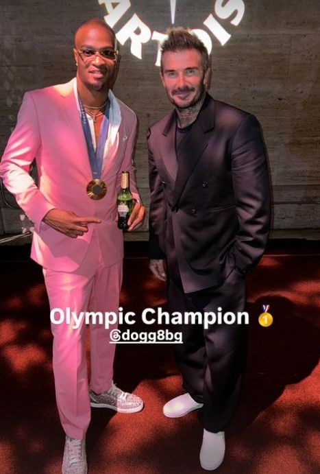 David Beckham Quincy Hall