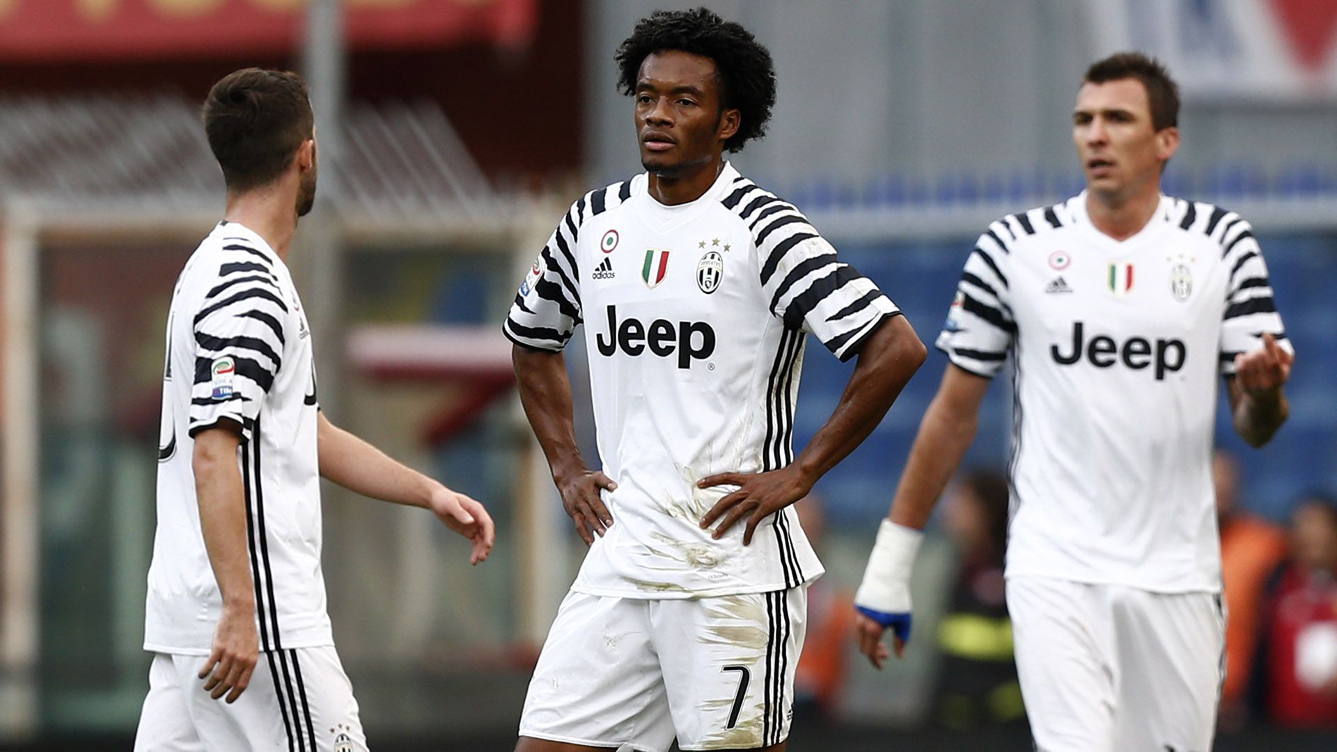 Juventus players vs Genoa
