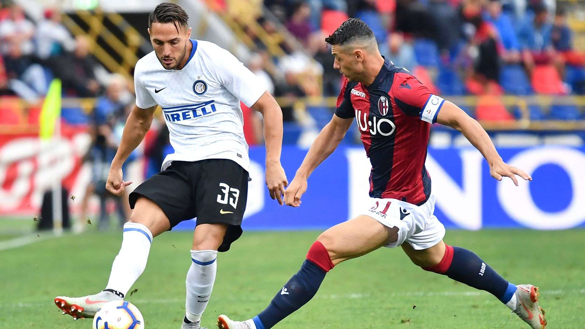 Blerim Dzemaili Danilo D'Ambrosio Bologna Inter