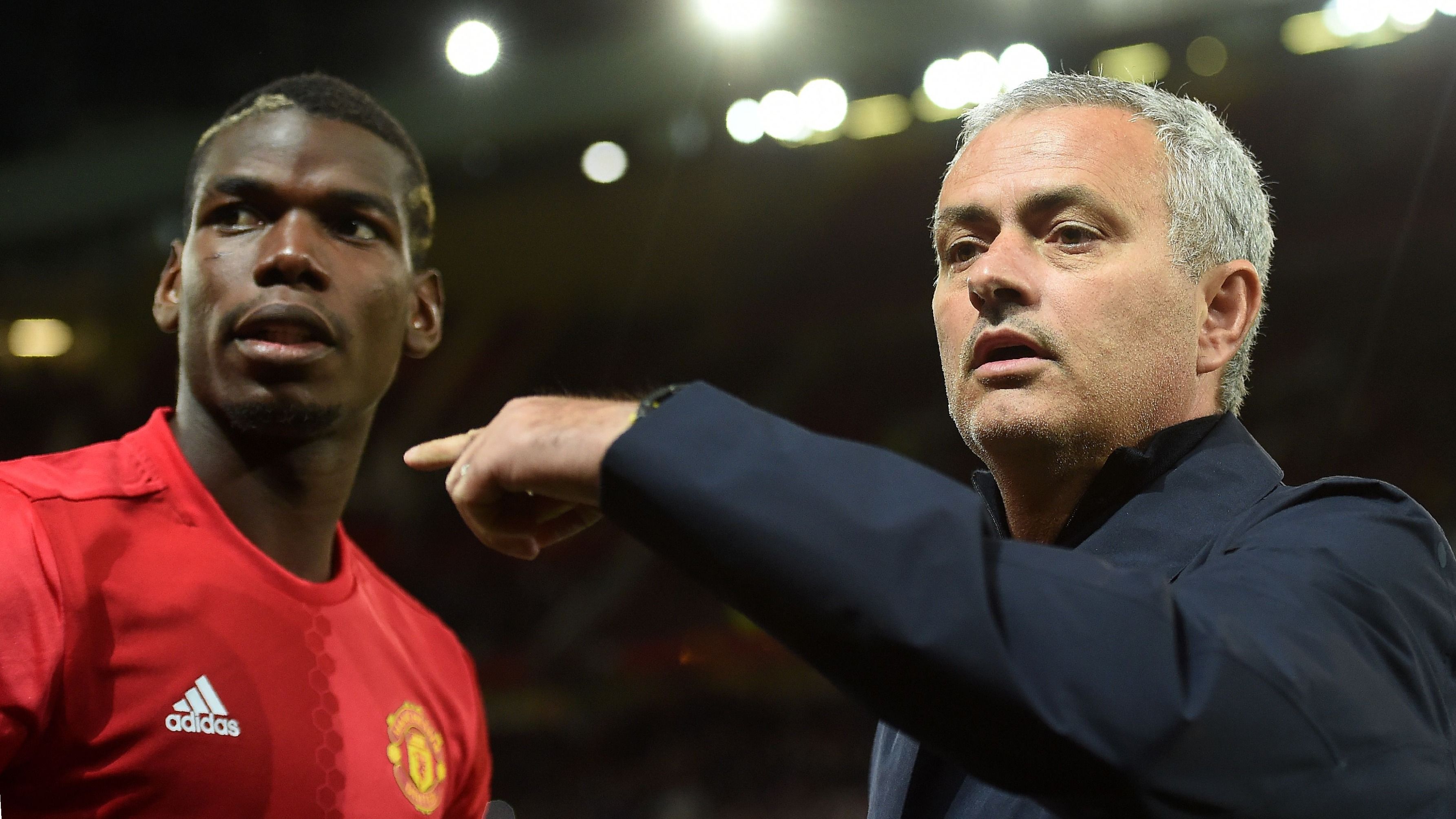 Paul Pogba Jose Mourinho Manchester United 2016