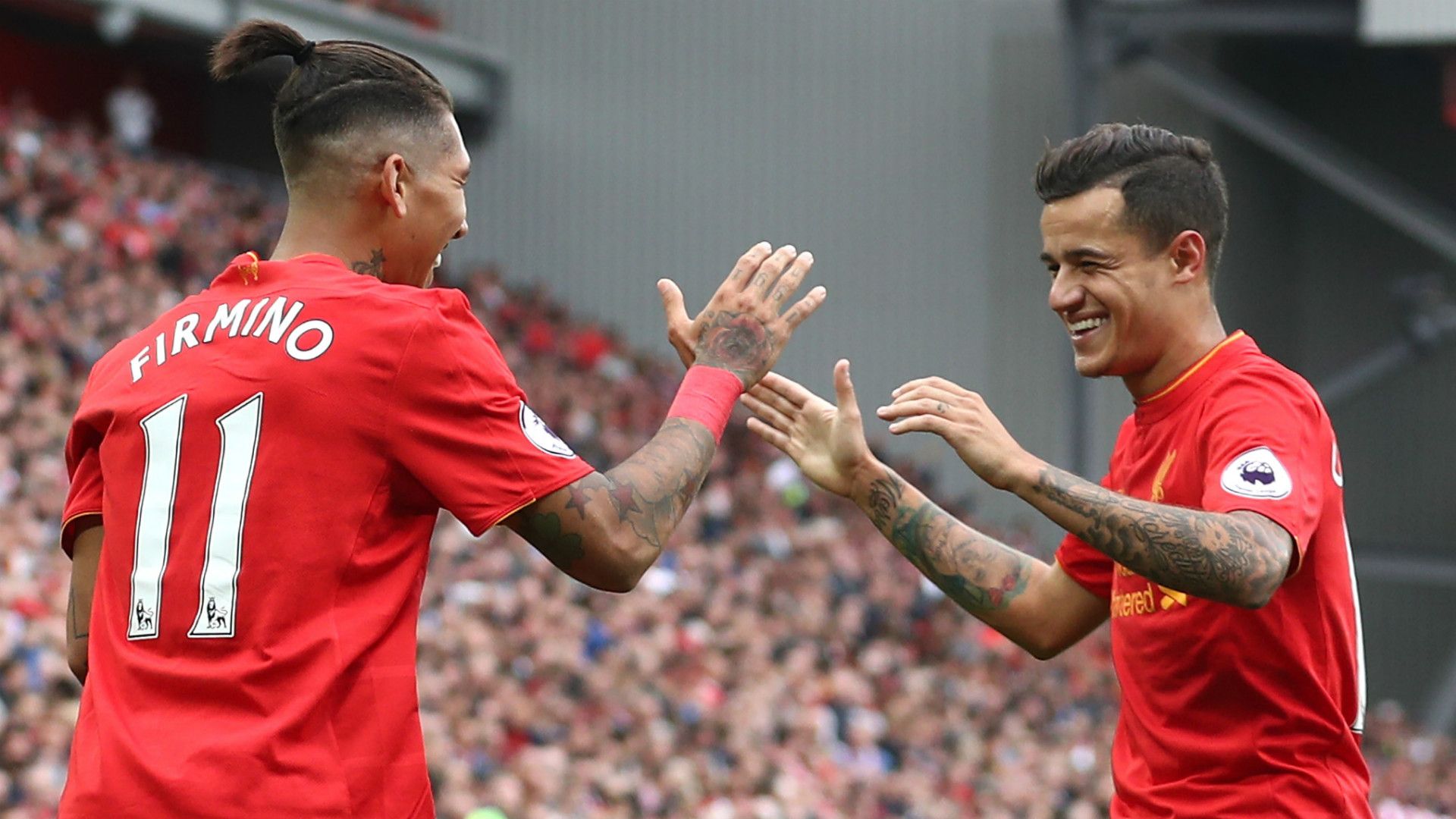 HD Liverpool Phil Coutinho Roberto Firmino
