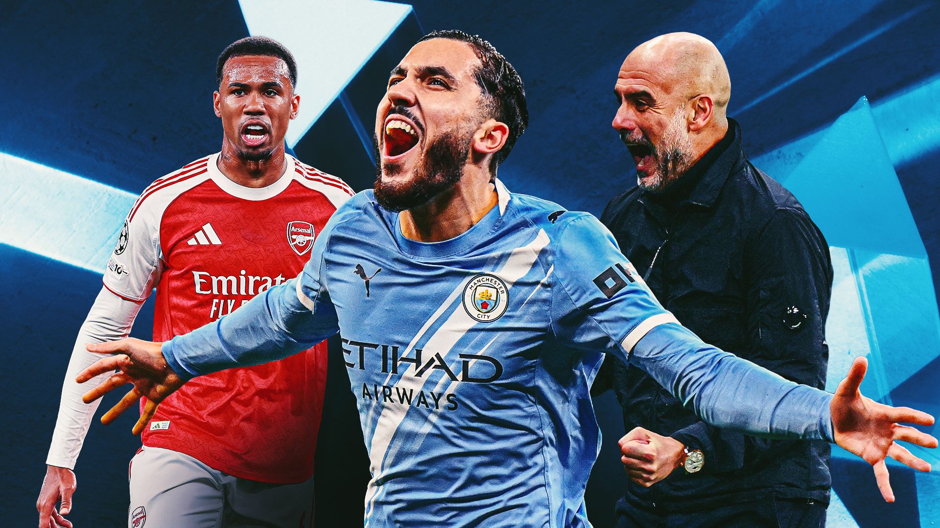 Rayan Cherki Man City Arsenal GFX