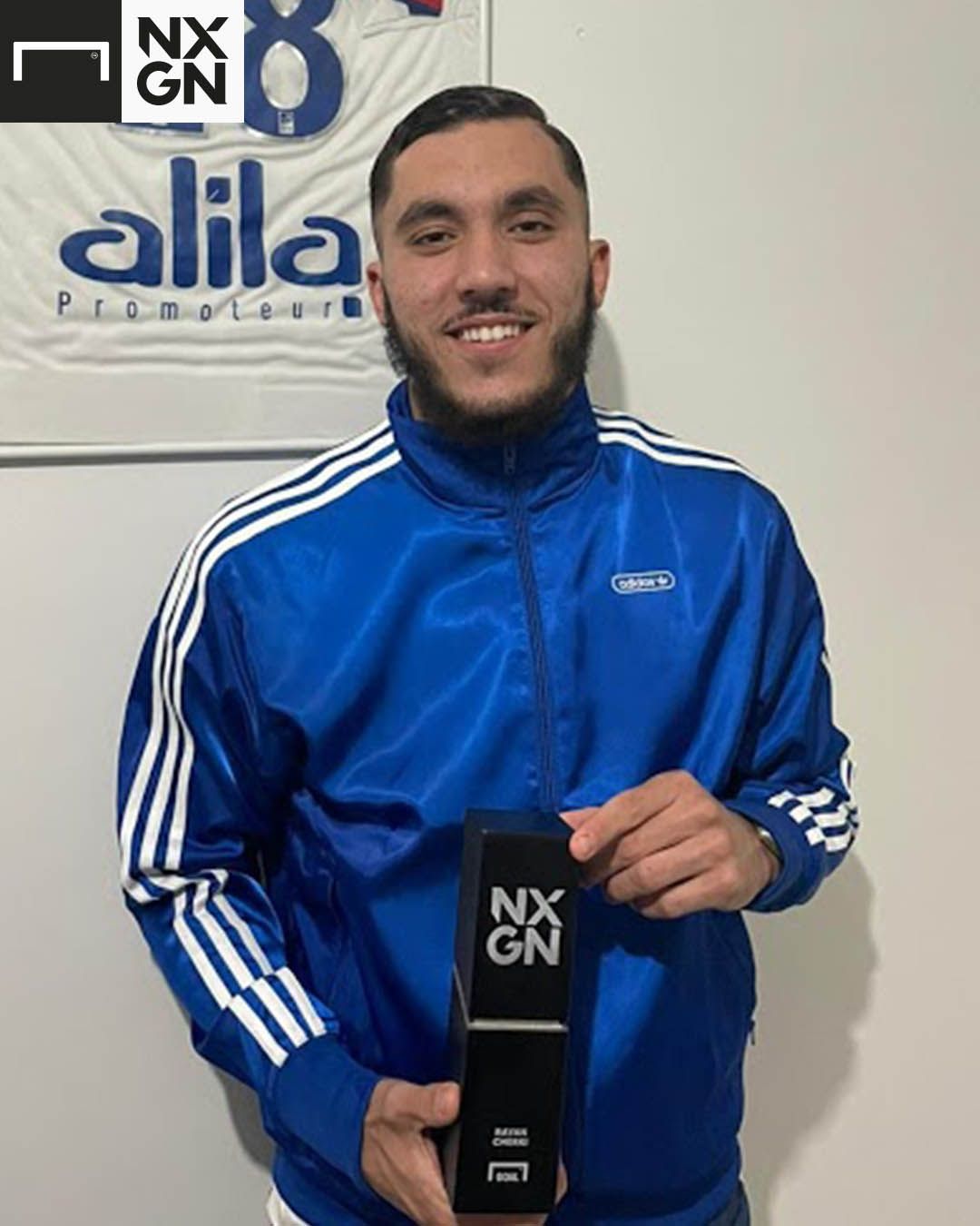 EMBED ONLY Rayan Cherki NXGN award GFX