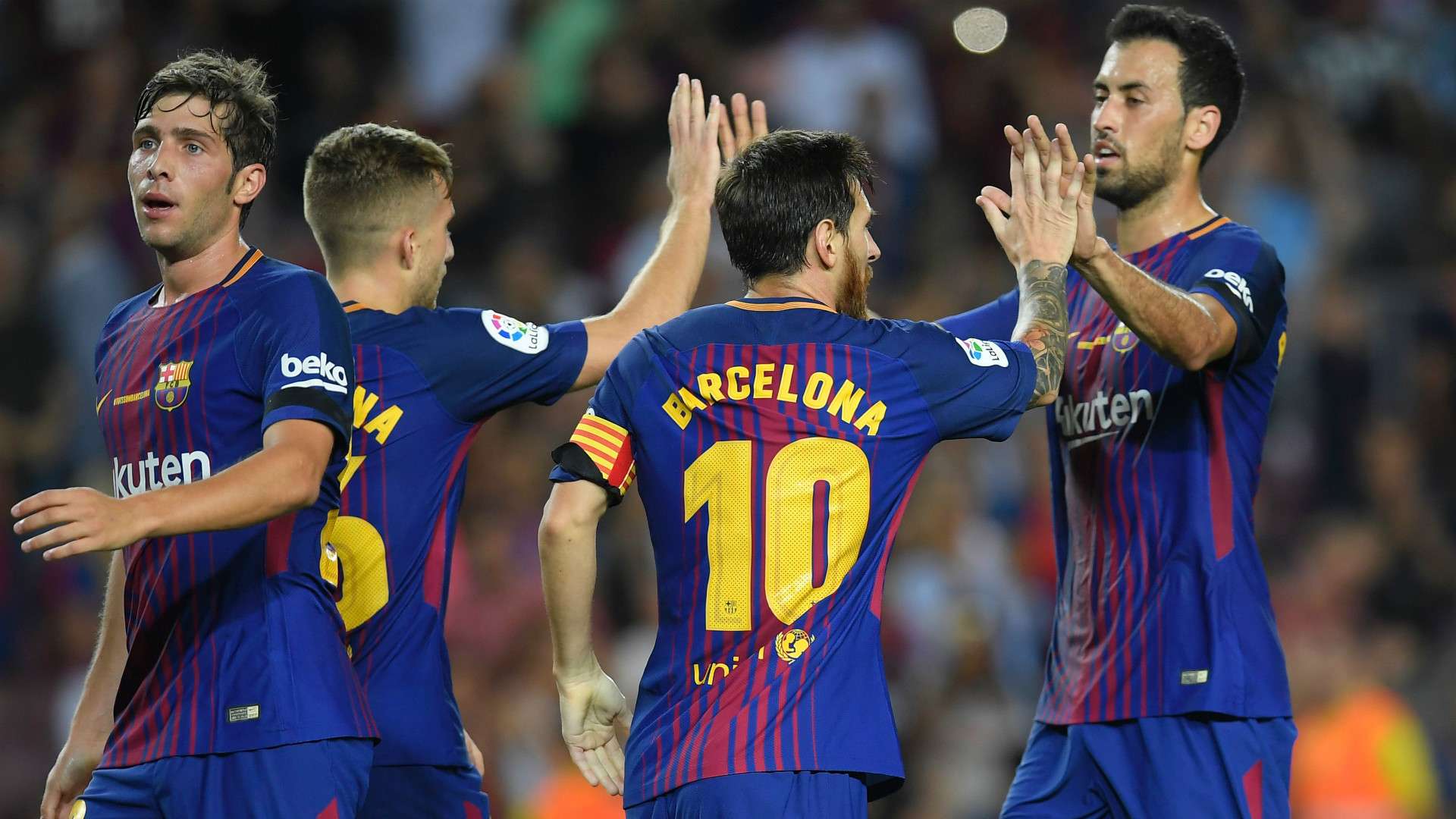 Barcelona celebrate