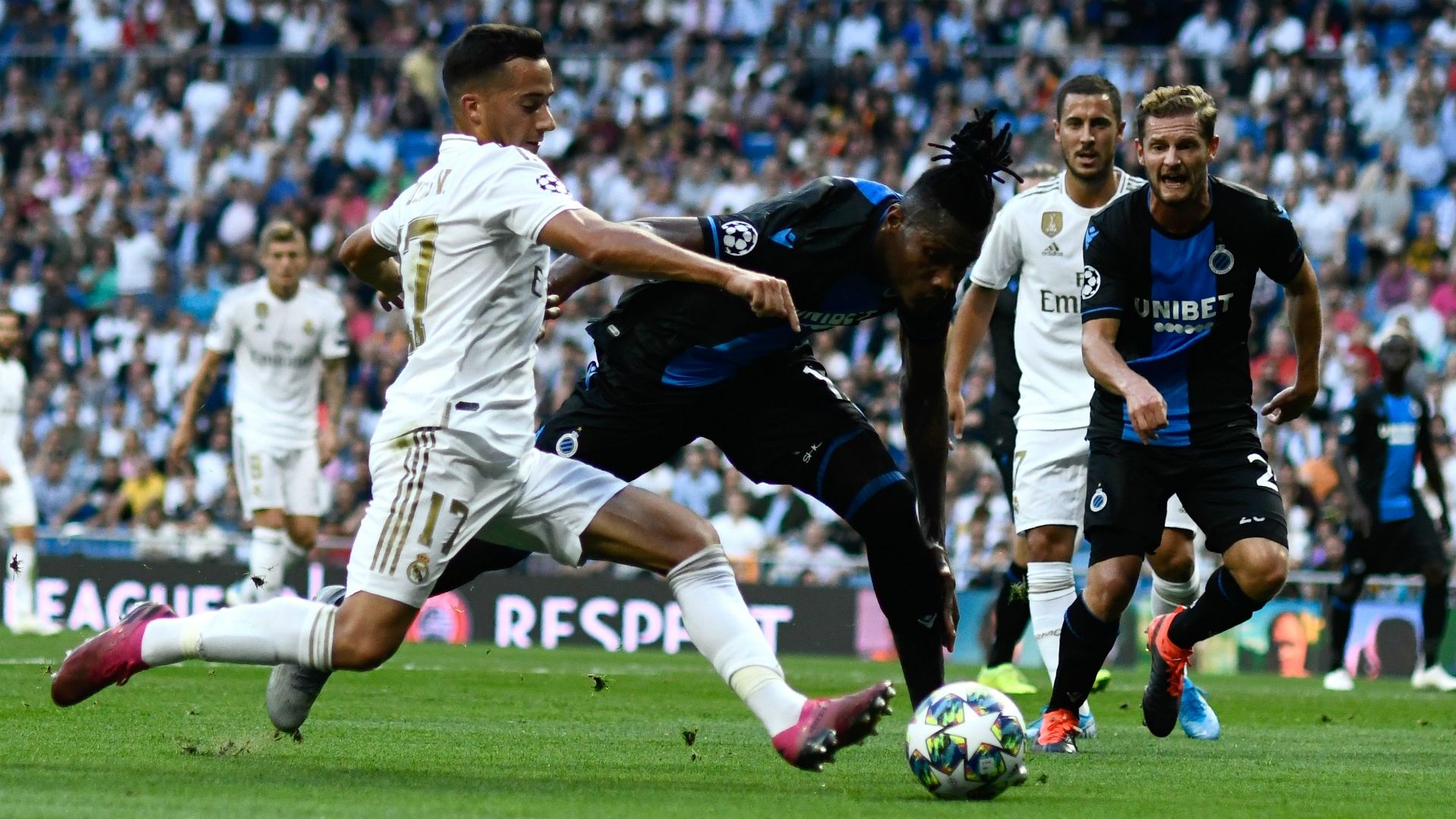 Lucas Vazqez Real Madrid Club Brugge Champions League 10012019