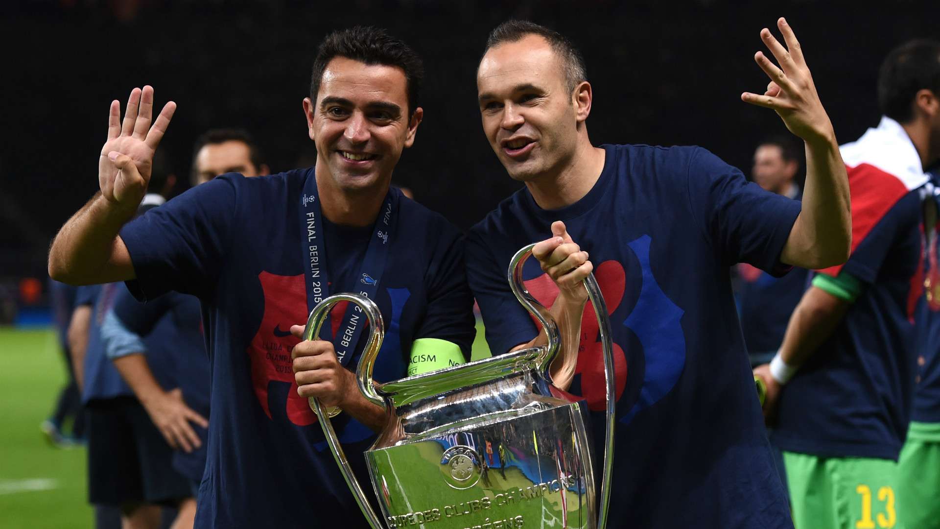 Xavi Andres Iniesta Barcelona