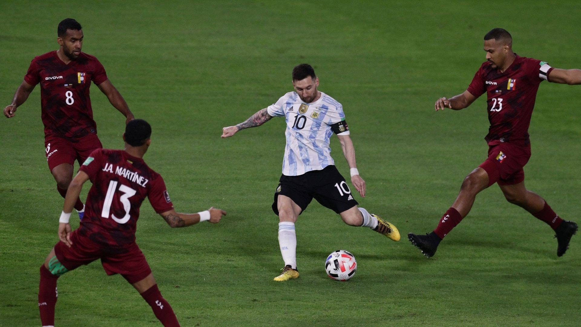 Lionel Messi Argentina Venezuela Eliminatorias 25032022