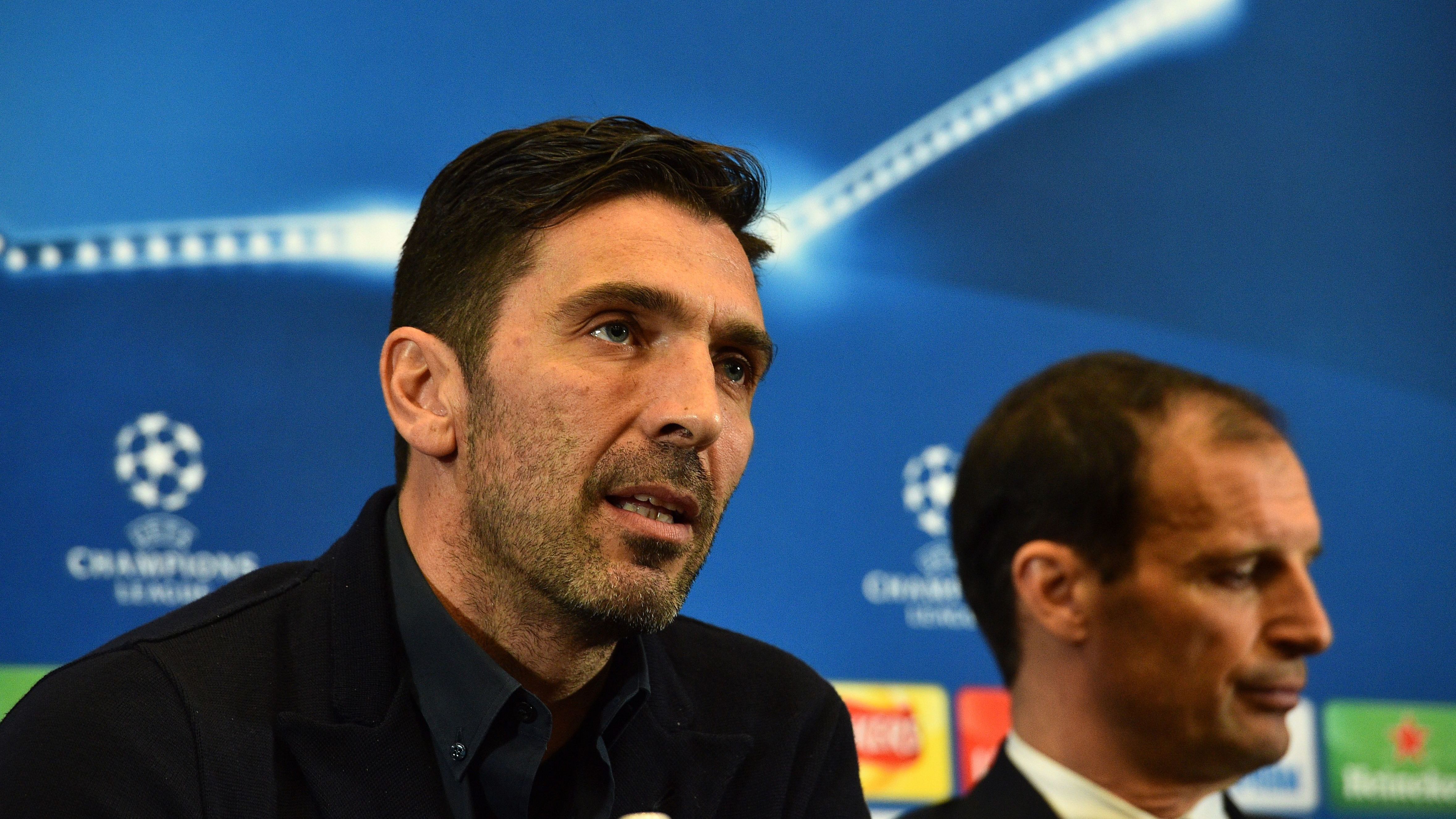 Buffon Tottenham Juventus press conference