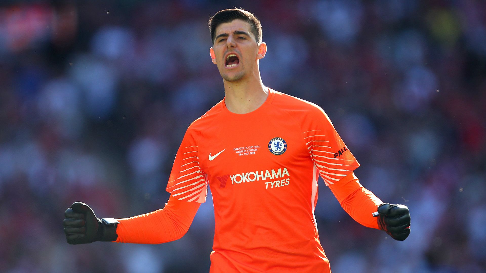 Thibaut Courtois Chelsea 2017-18