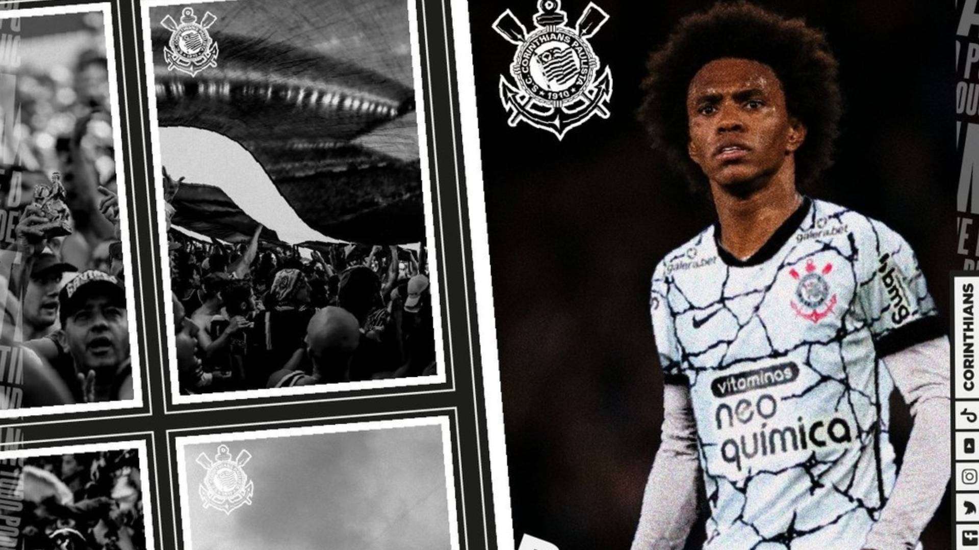 Willian anúncio Corinthians 30082021