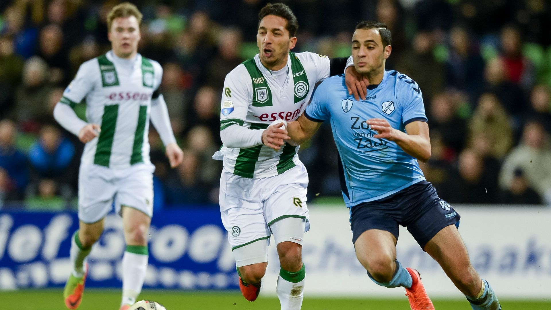 Groningen - Utrecht, Tom Hiariej, Sofyan Amrabat, 25-02-2017