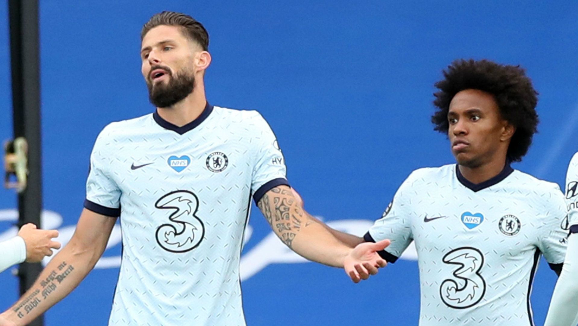 Olivier Giroud Willian Chelsea