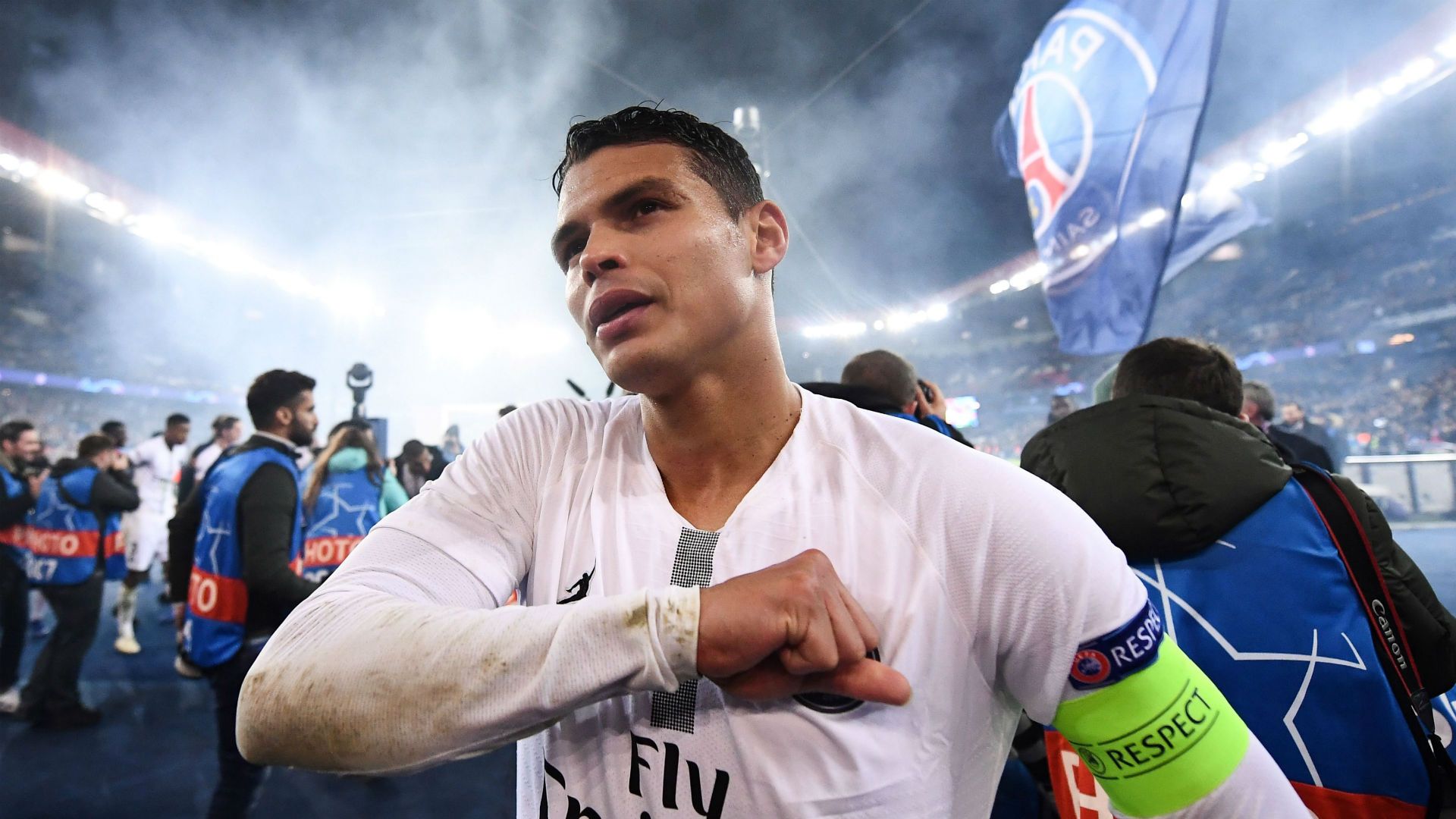 Thiago Silva PSG Liverpool Champions League 28 11 2018