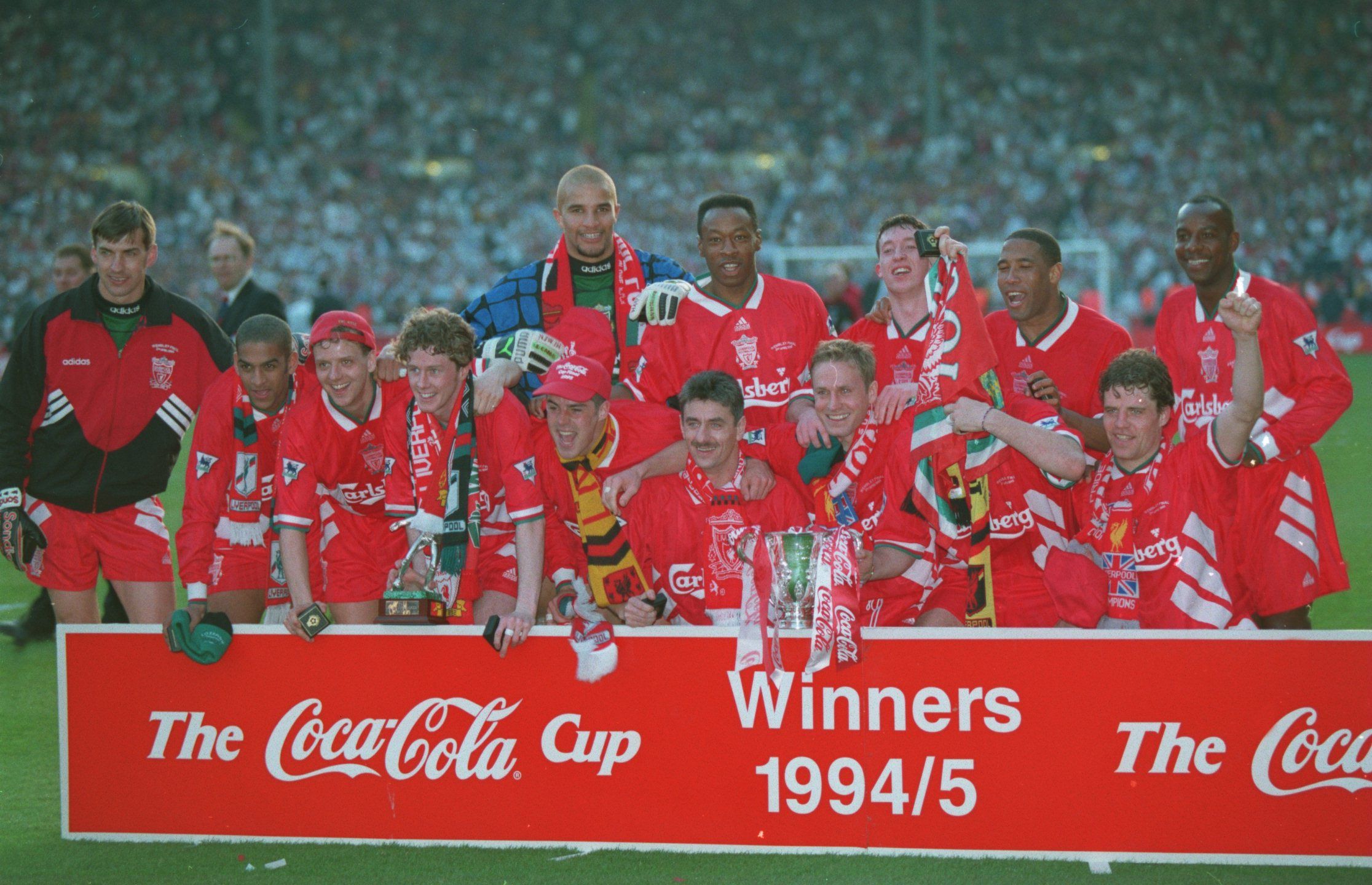 LIVERPOOL - THE COCA COLA CUP 1995 WINNERS