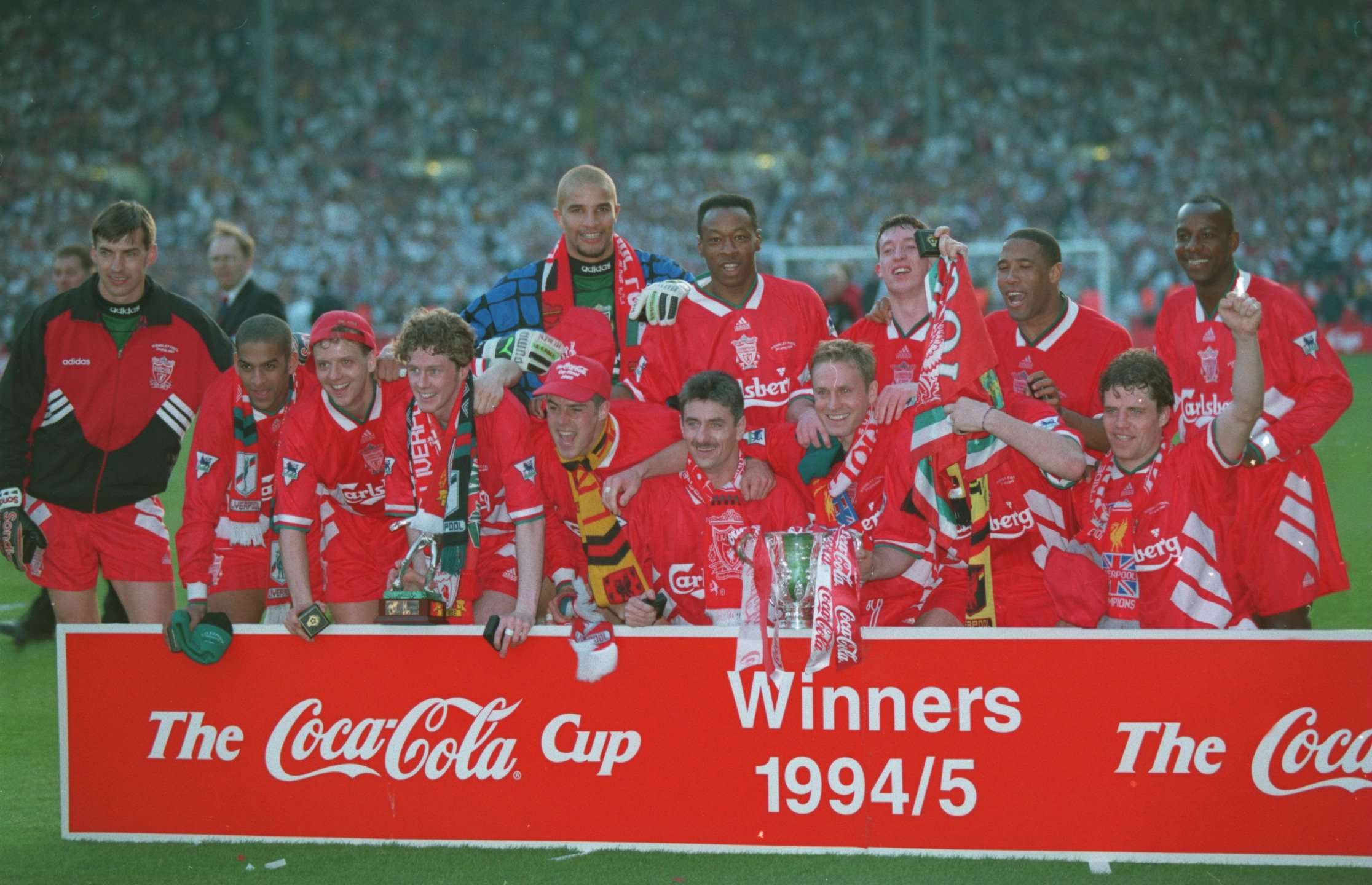 LIVERPOOL - THE COCA COLA CUP 1995 WINNERS