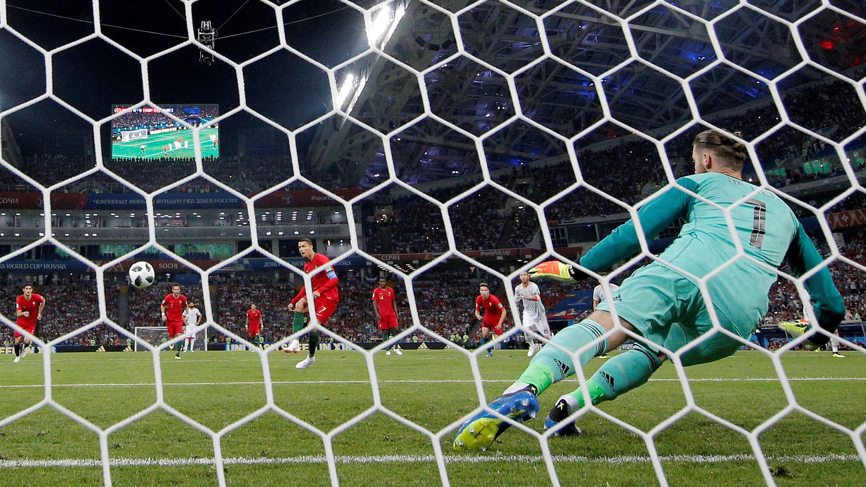 Cristiano Ronaldo David de Gea Portugal España Spain World Cup 15062018