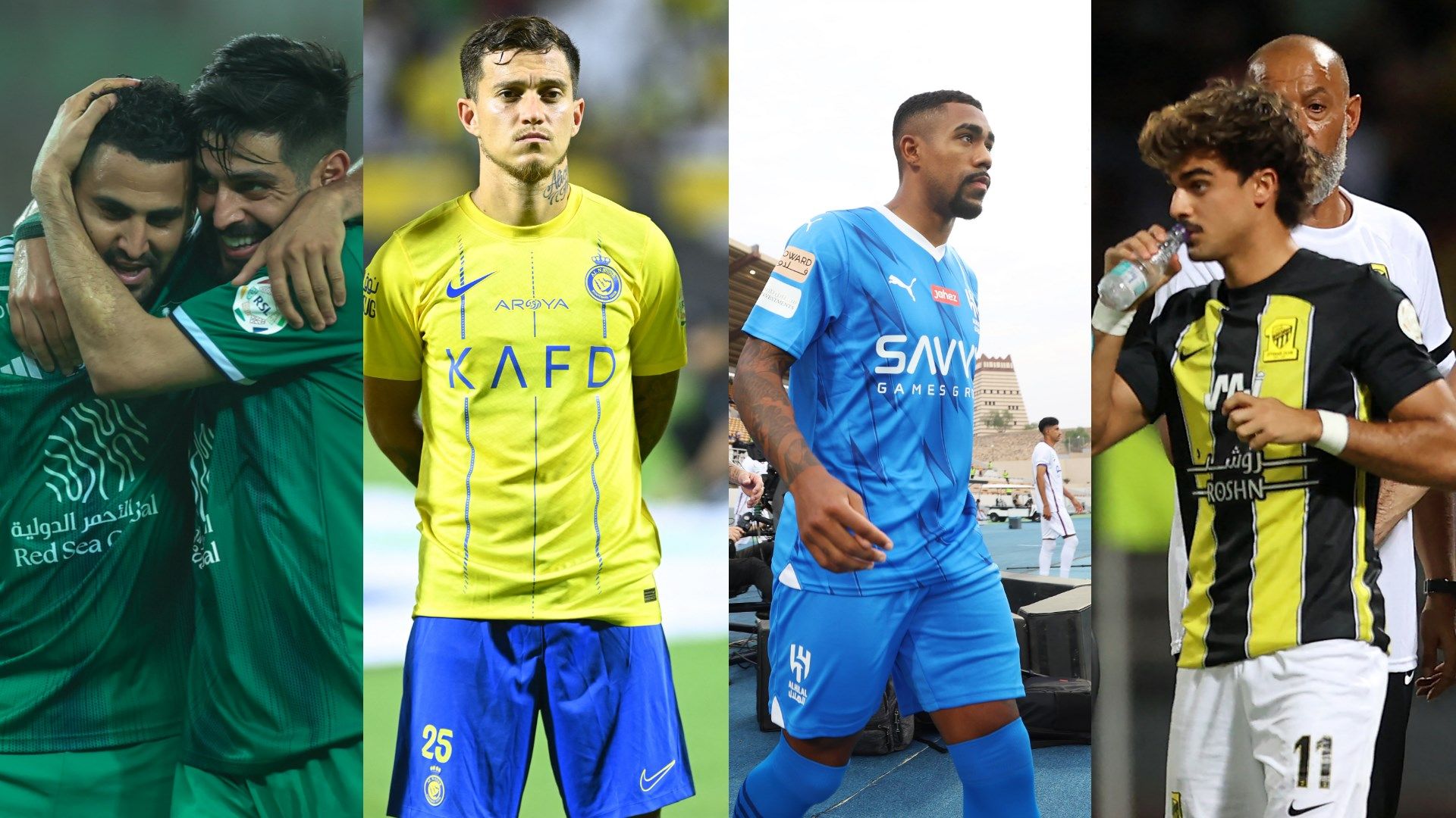Jota - Otavio - Mahrez - Malcom - Hilal - Nassr - Ittihad - Ahli 2023-2024