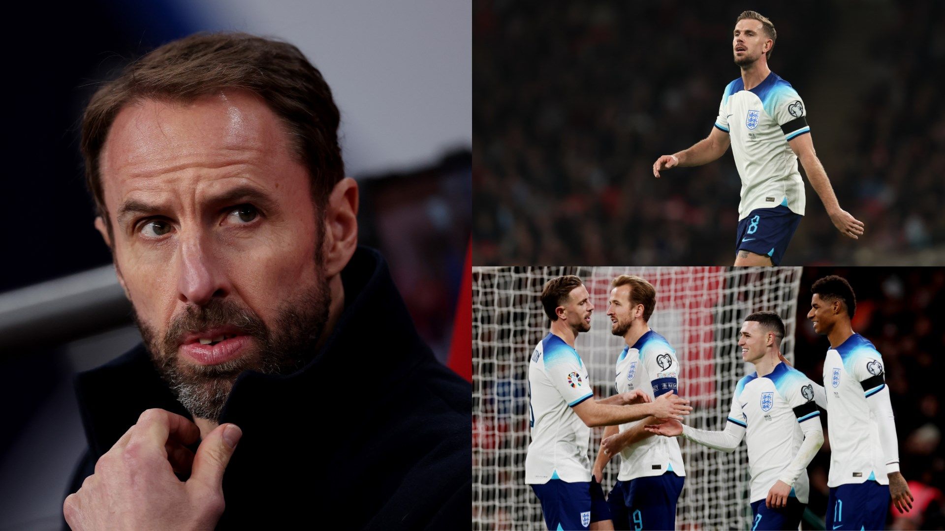 Gareth Southgate Jordan Henderson England split