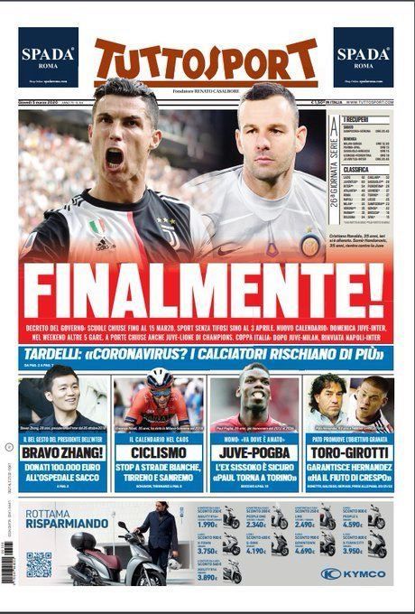 5 March Tuttosport