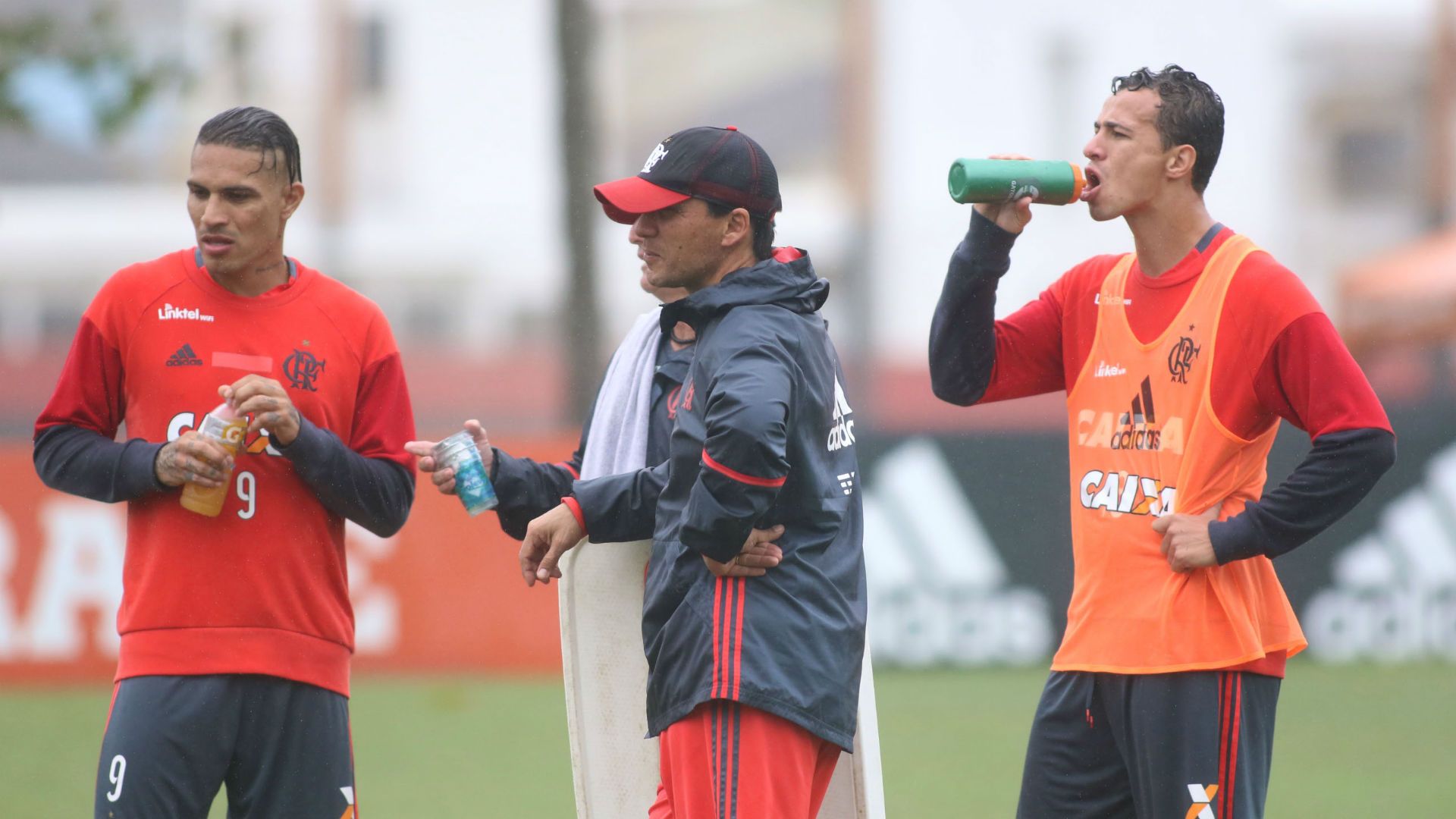 Guerrero Zé Ricardo Damião treino Flamengo 10 07 2017